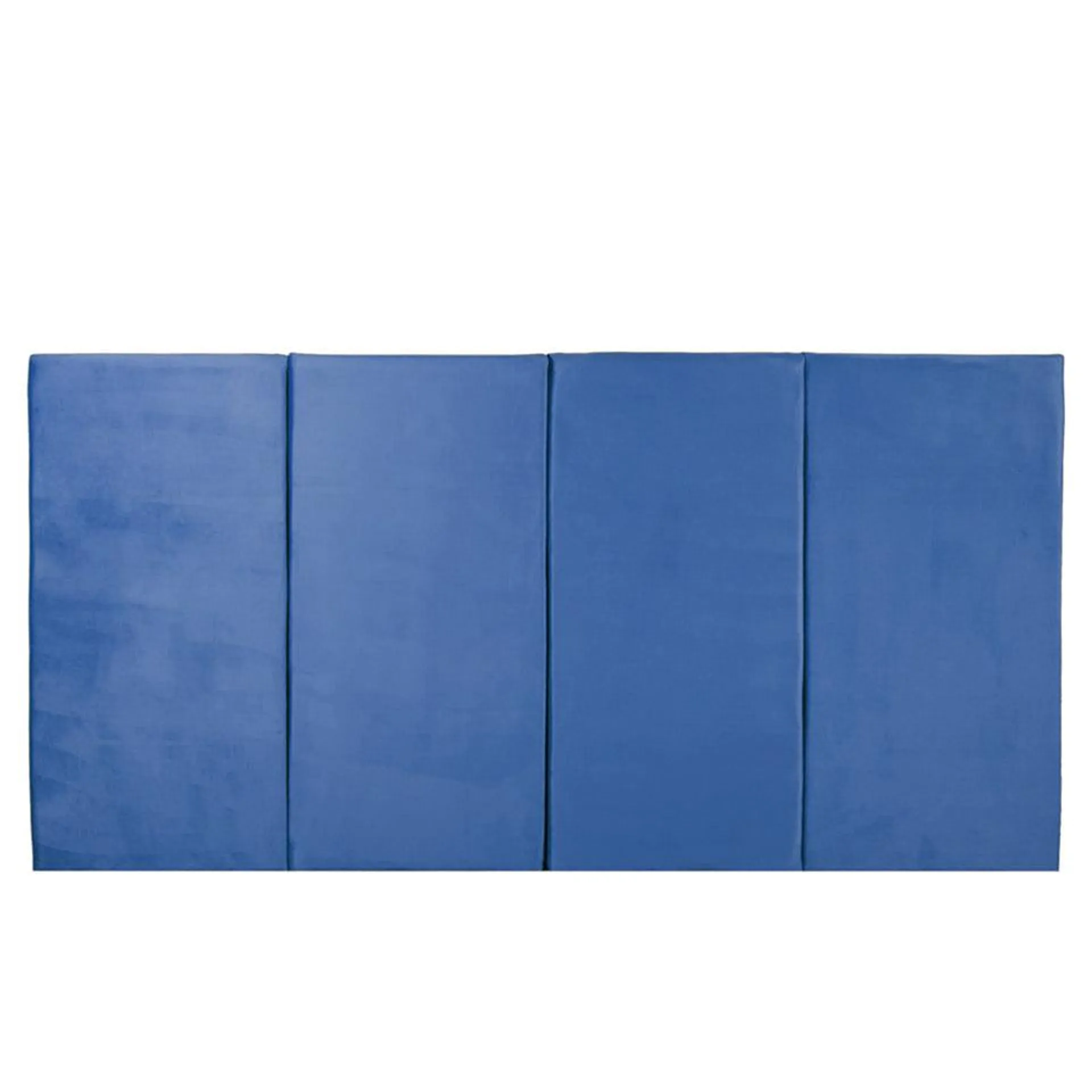 Juego de 4 paneles para cabecera modular King Size Lunaria - Azul Cobalto