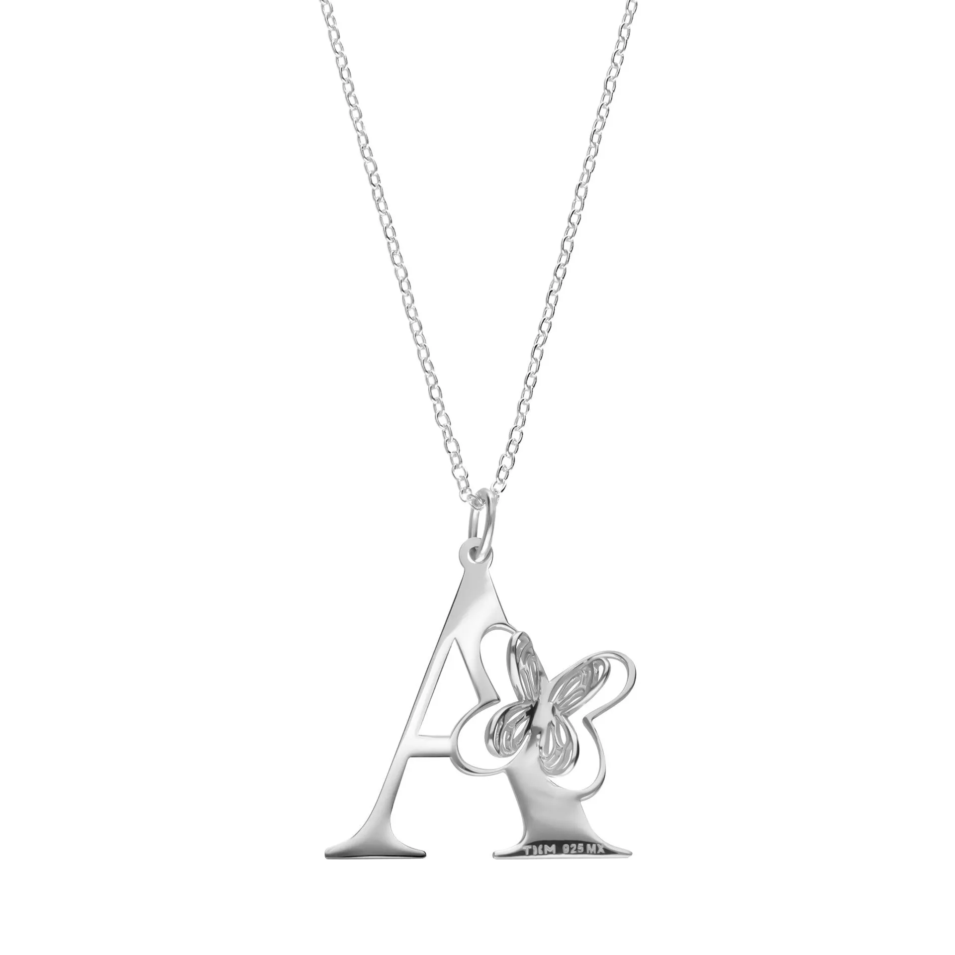 Dije Mujer Plata 925 Calligraphy Aurora Mariposa