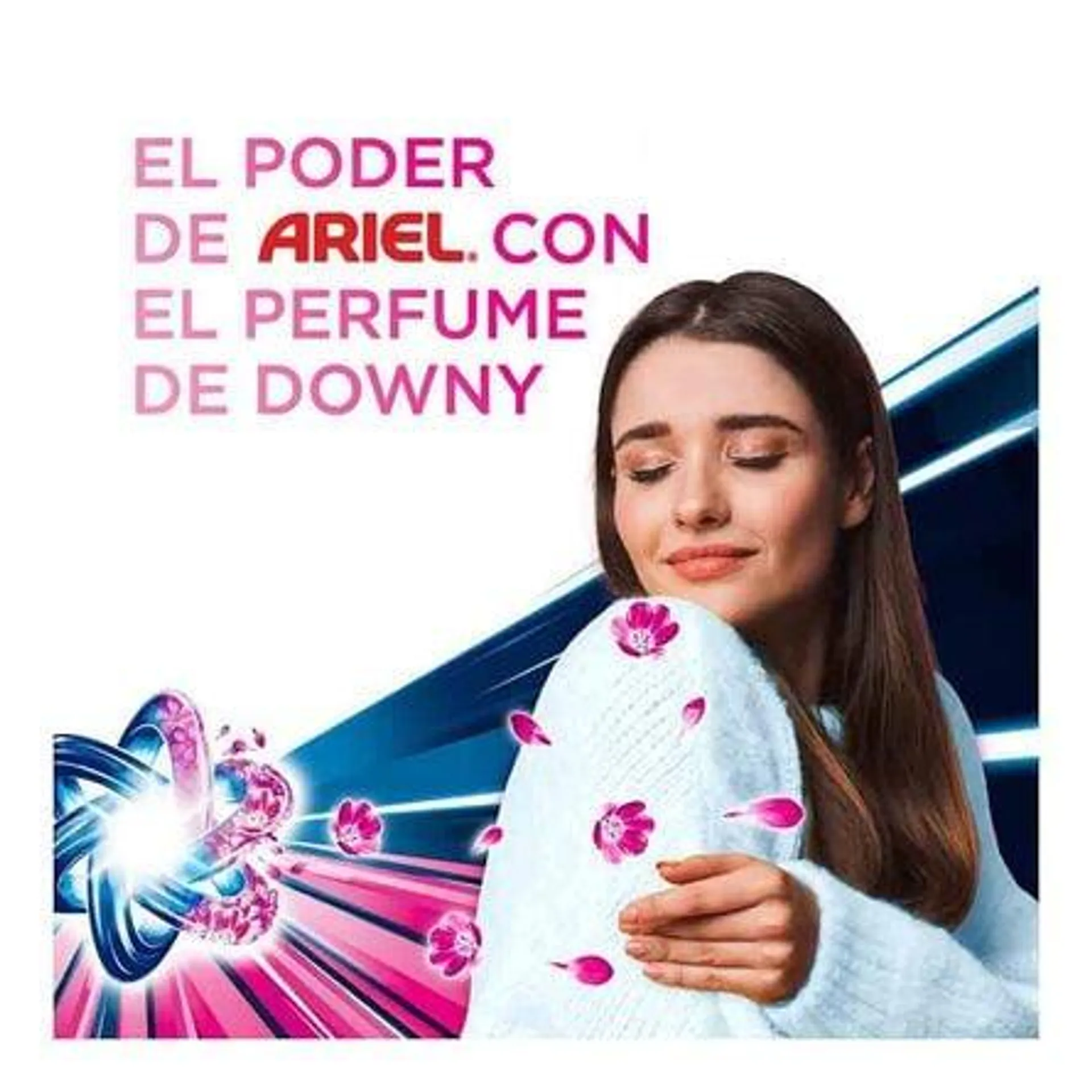 Detergente en polvo Ariel con un Toque de Downy 750g