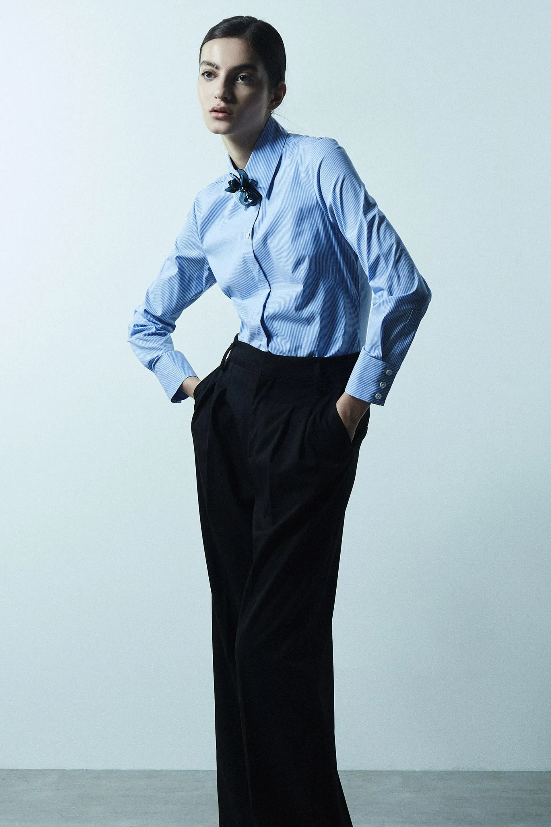 Camisa slim rayas