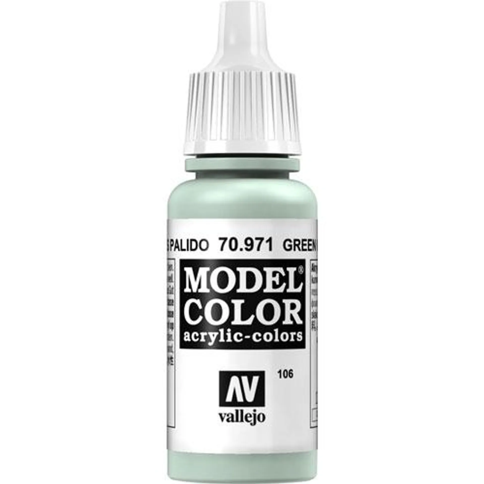 Pintura Acrilica Model Color 106 17ml verde gris Palido #971