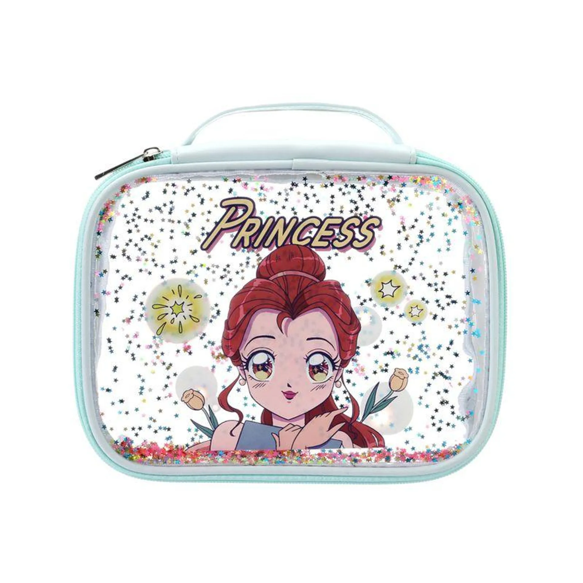 Cosmetiquera Disney Bella Princesas Manga Sintética 22x6x16 cm
