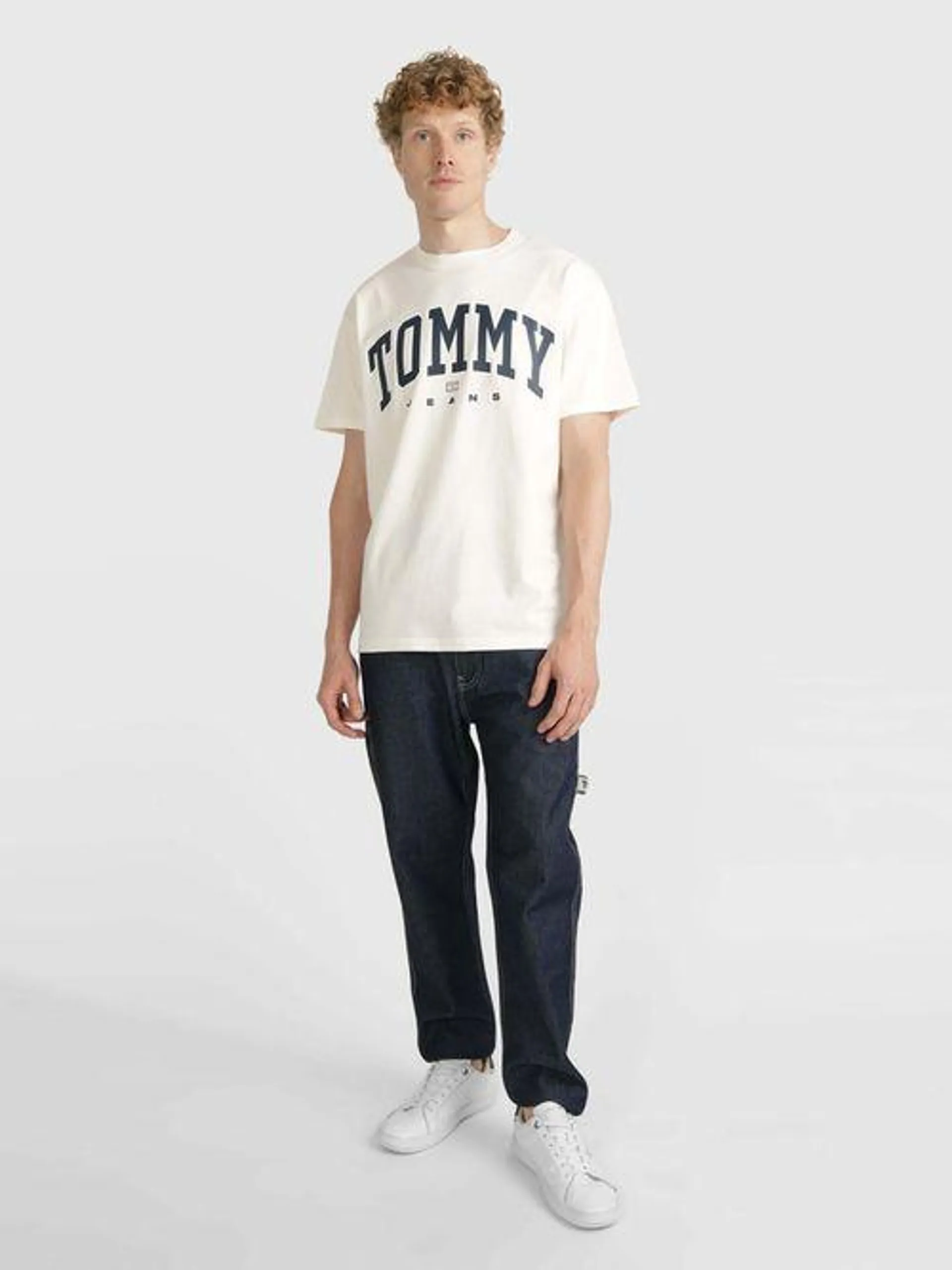 Playera tommy Jeans con logo estampado de hombre de hombre Tommy Jeans