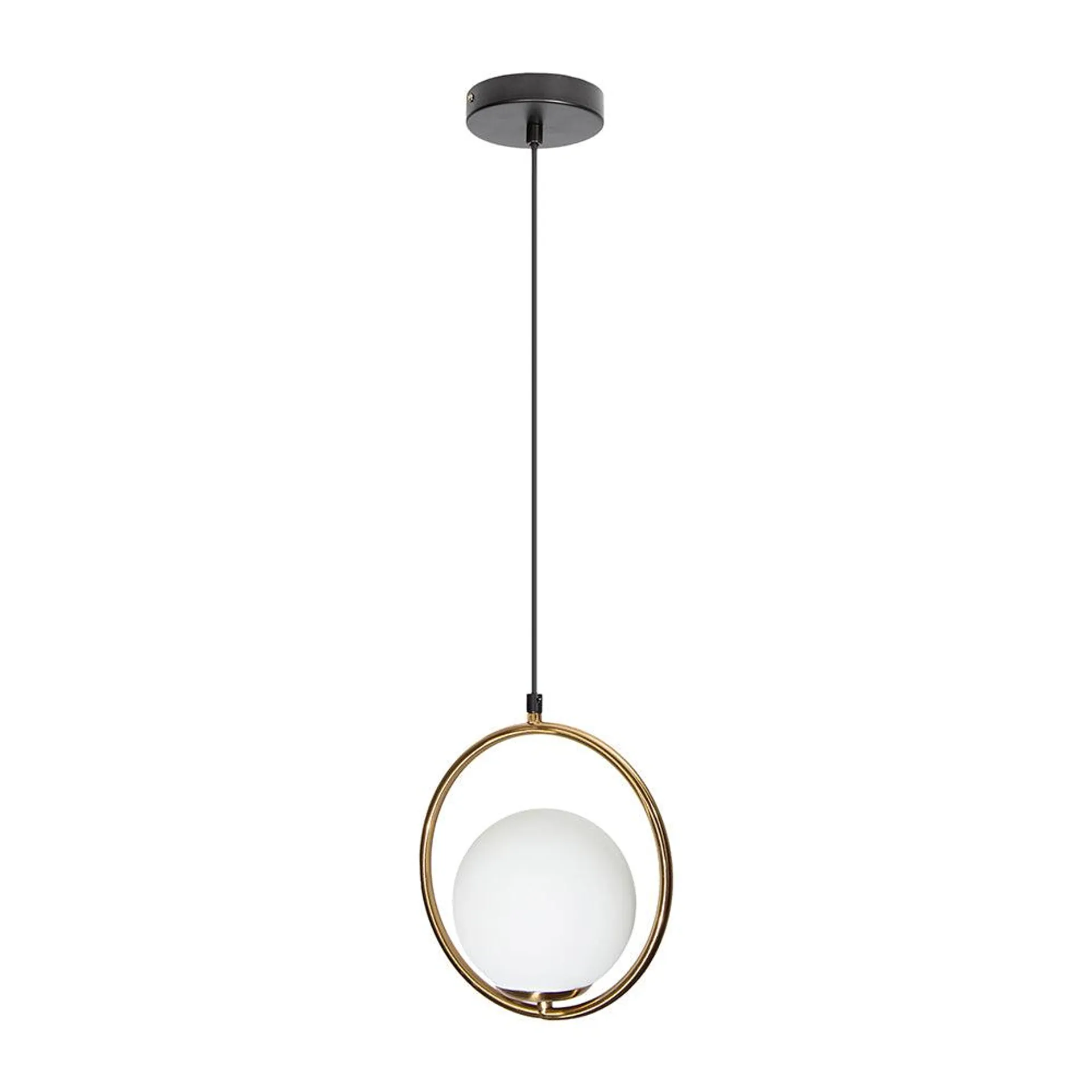 Lámpara Colgante Opulent Lights Negro Bronce E27 40w 1 Luz