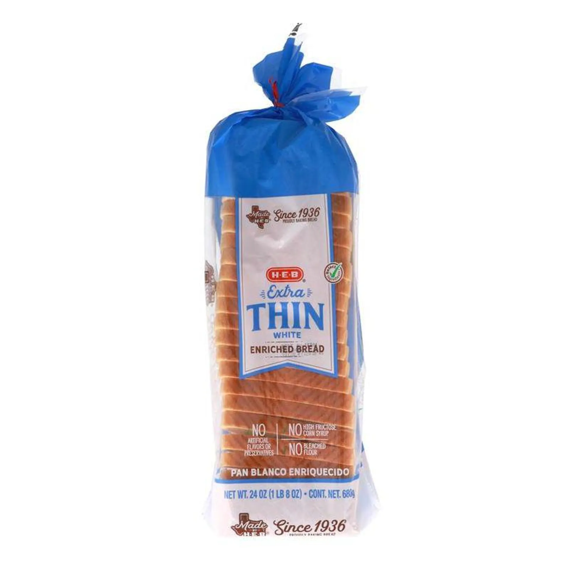 Heb Pan de Barra Blanco Extradelgado 567 g