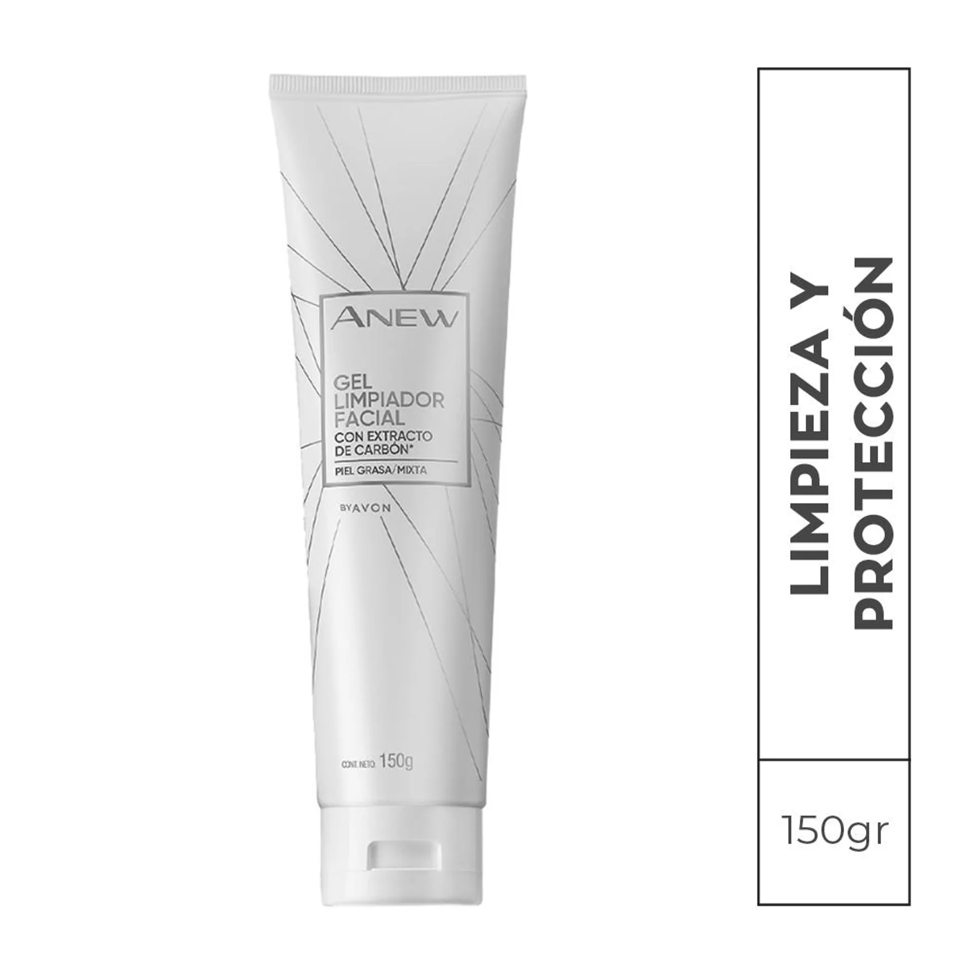 Gel Limpiador Facial Purificante con carbón - Anew