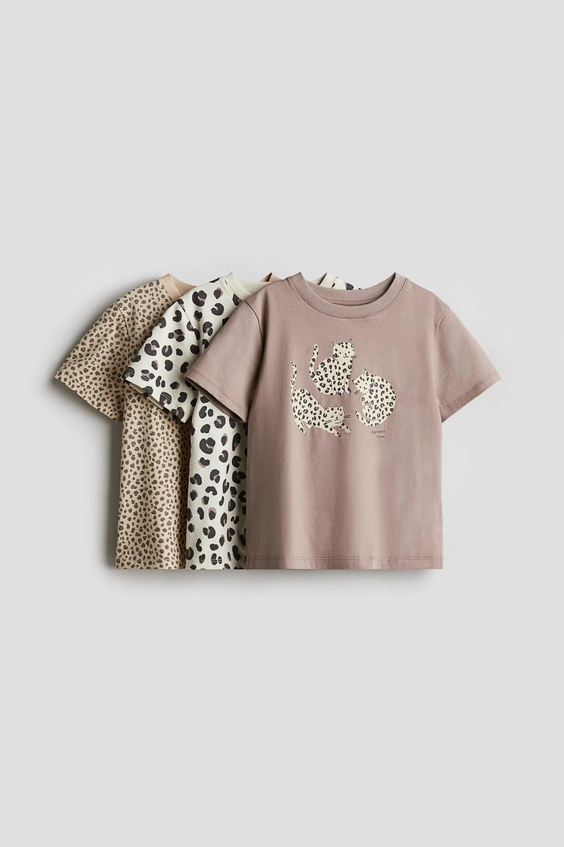 3-pack de playeras en punto con diseño