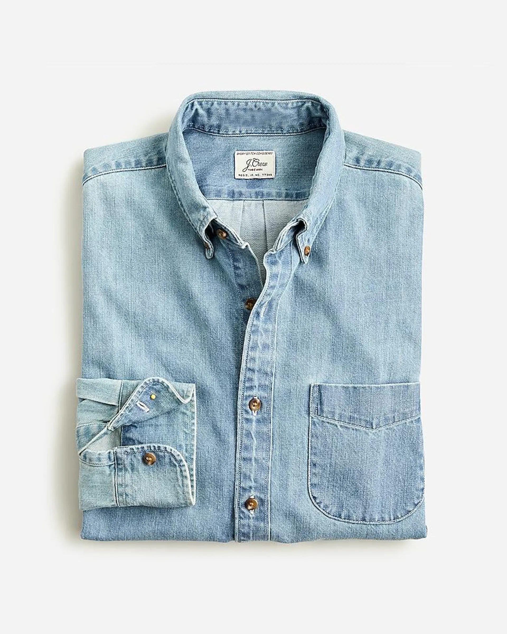 Midweight denim workshirt