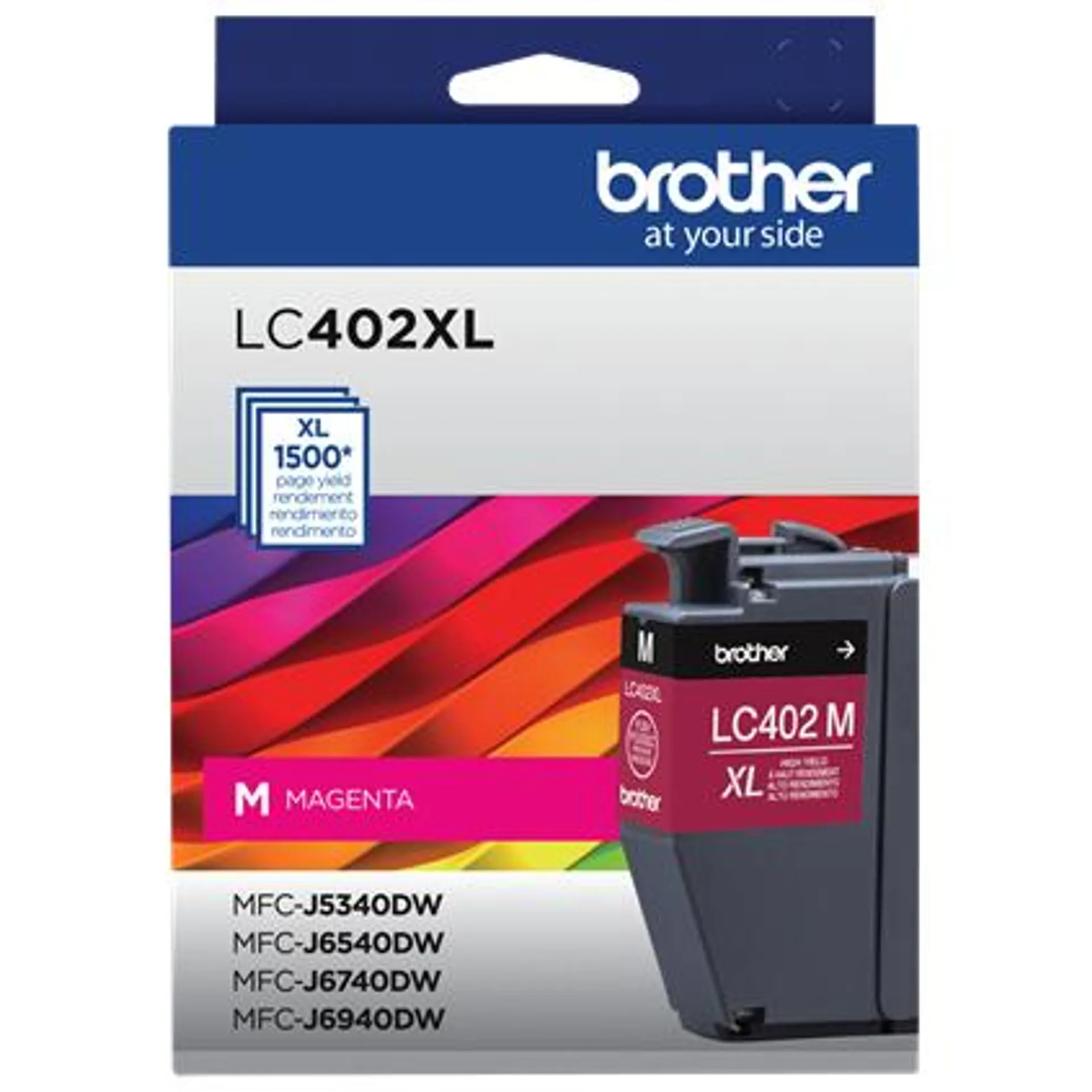 Cartucho De Tinta Brother Magenta Alto Rendimiento 1500 Página Lc402Xlms