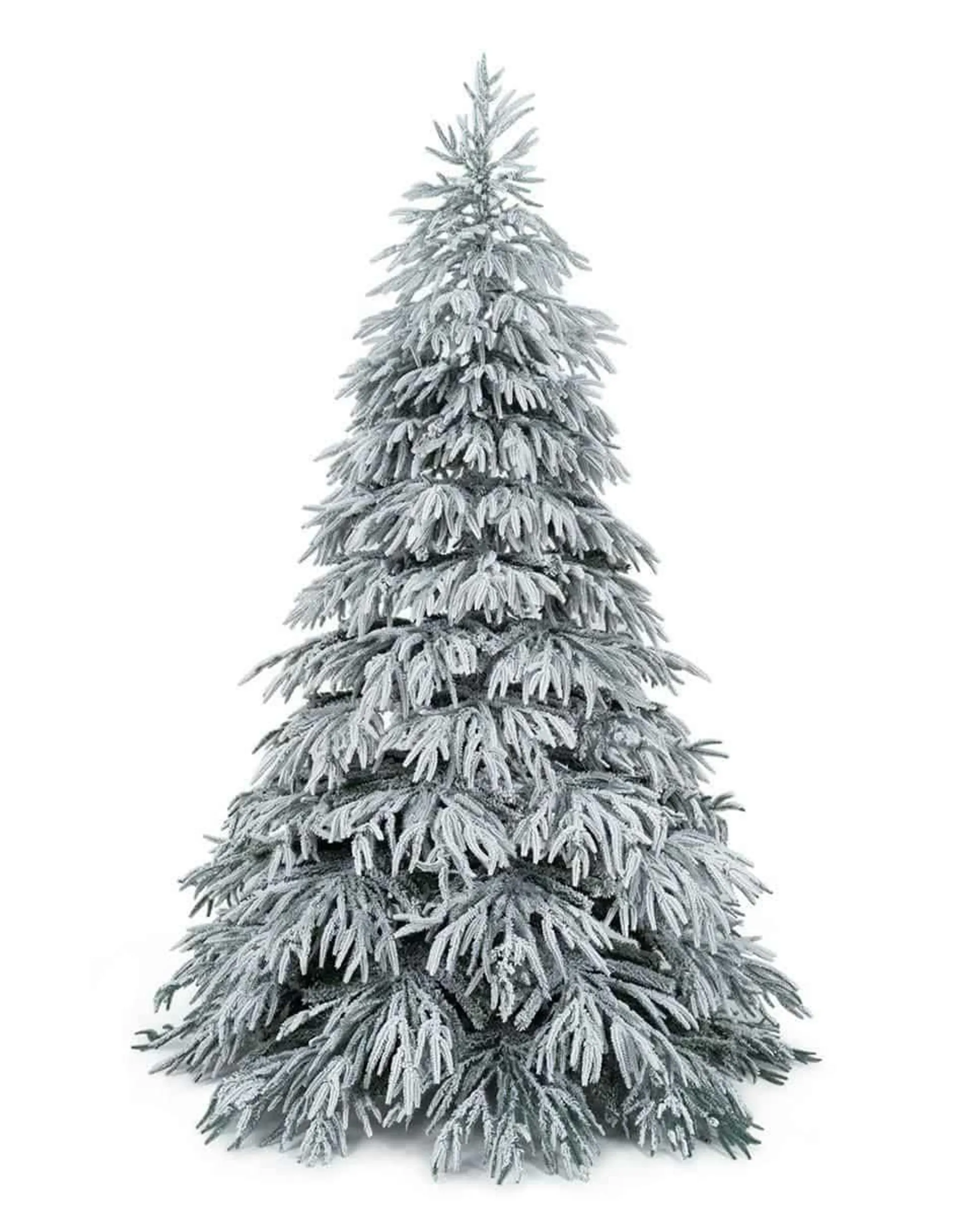 Árbol de navidad Esquimal Verde nevado escarchado PVC