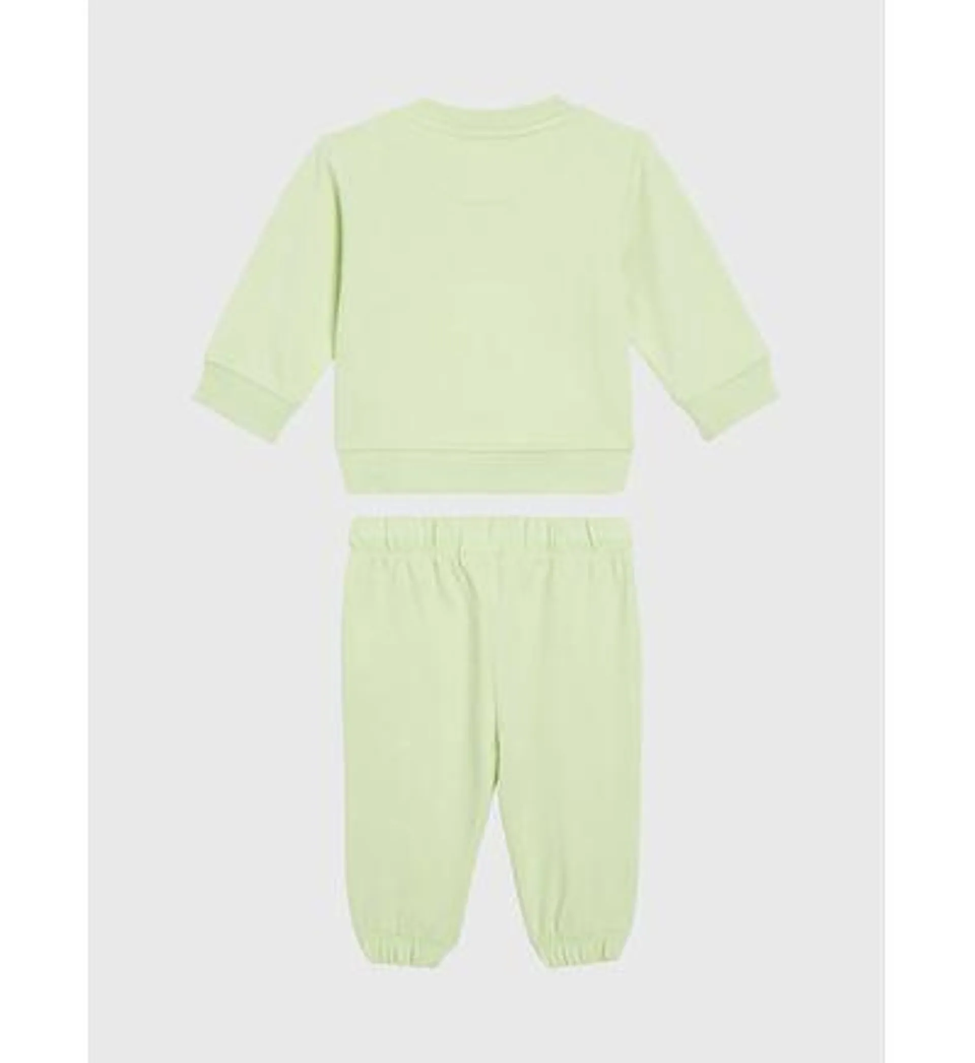 Set Calvin Klein Sudadera con Pants Bebé Verde