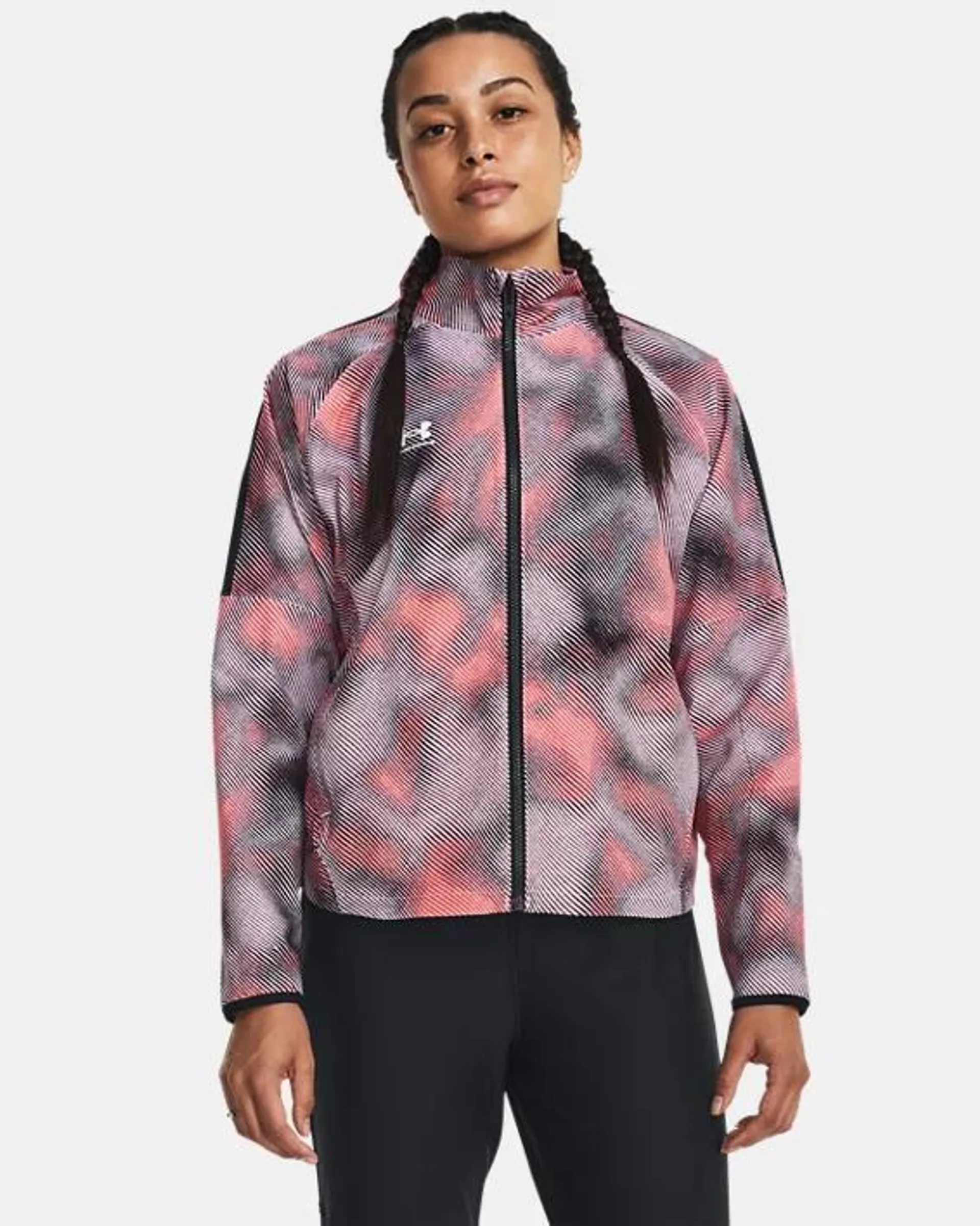 Chamarra UA Challenger Pro Printed Track para mujer