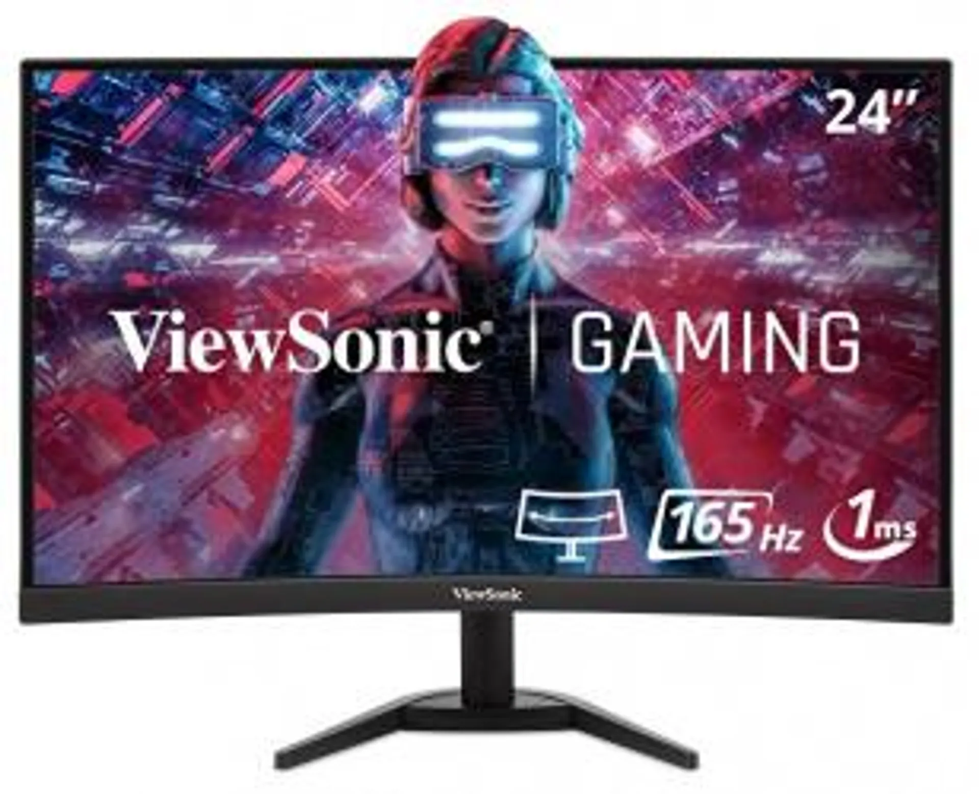 Monitor Gamer ViewSonic VX2418C LCD 24", Full HD, FreeSync, 165Hz, HDMI/DisplayPort, Bocinas Integradas, Negro