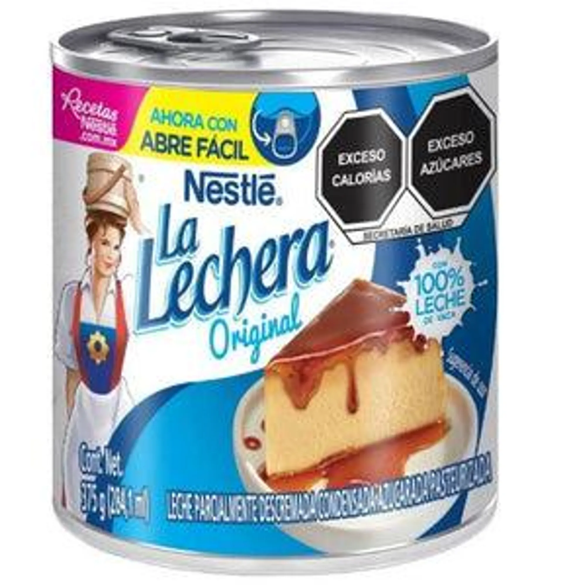 LA LECHERA LECHE PARCIALMENTE DESCREMADA CONDENSADA AZUCARADA PASTEURIZADA 375 g 375 GR.