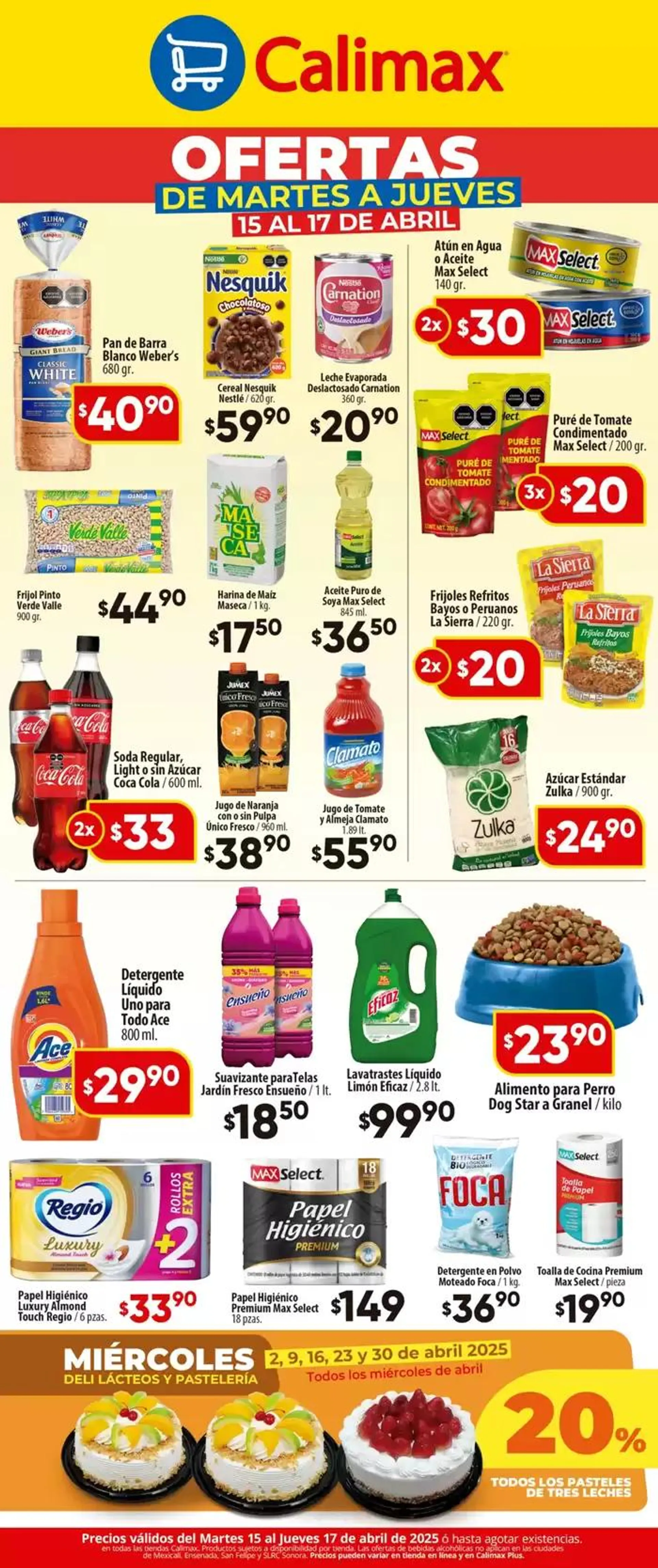 Catálogo de Calimax Ofertas Martes-Jueves 15 de abril al 17 de abril 2025 - Pagina 2