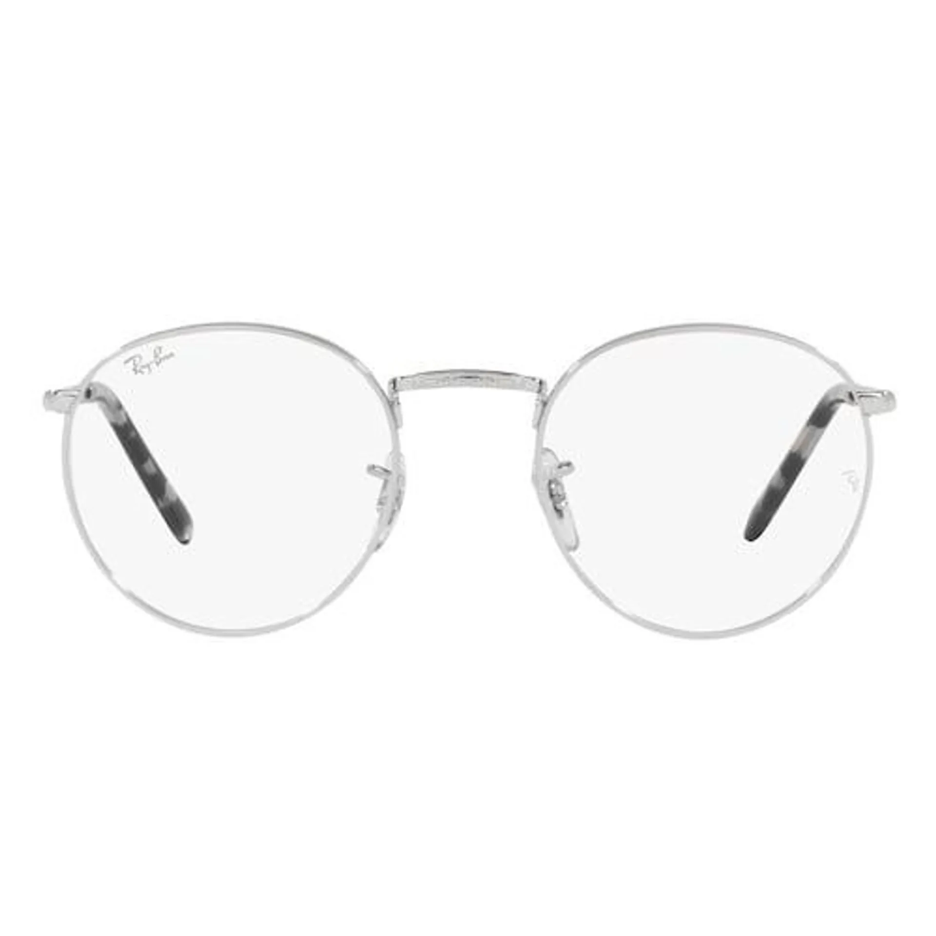 Armazón Ray-Ban New Round modelo 0RX3637V en metal color plata