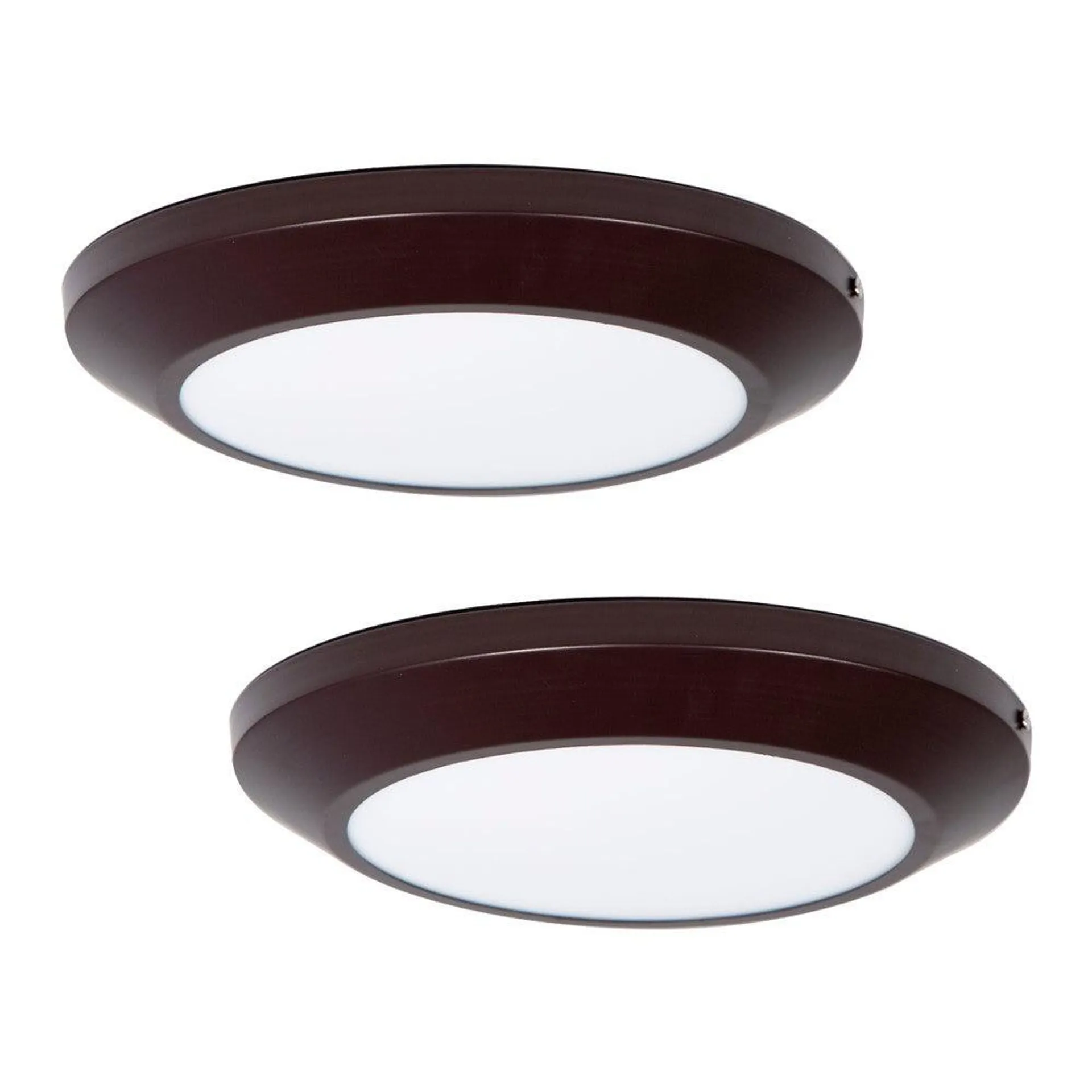 Lámpara de Techo LED Chocolate 18w 6500k 2 piezas