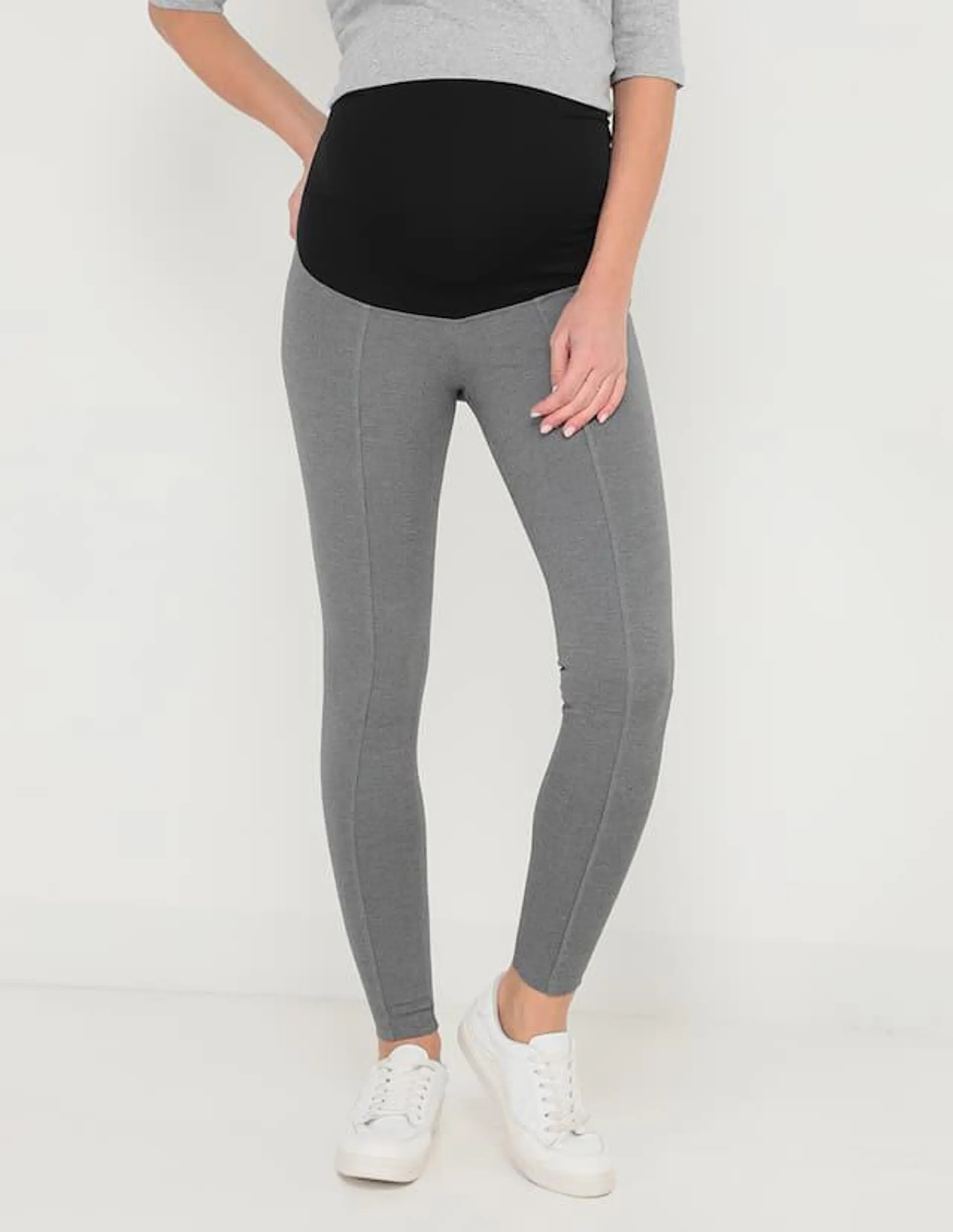 Legging de maternidad Weekend Maternity cintura alta con elástico para mujer