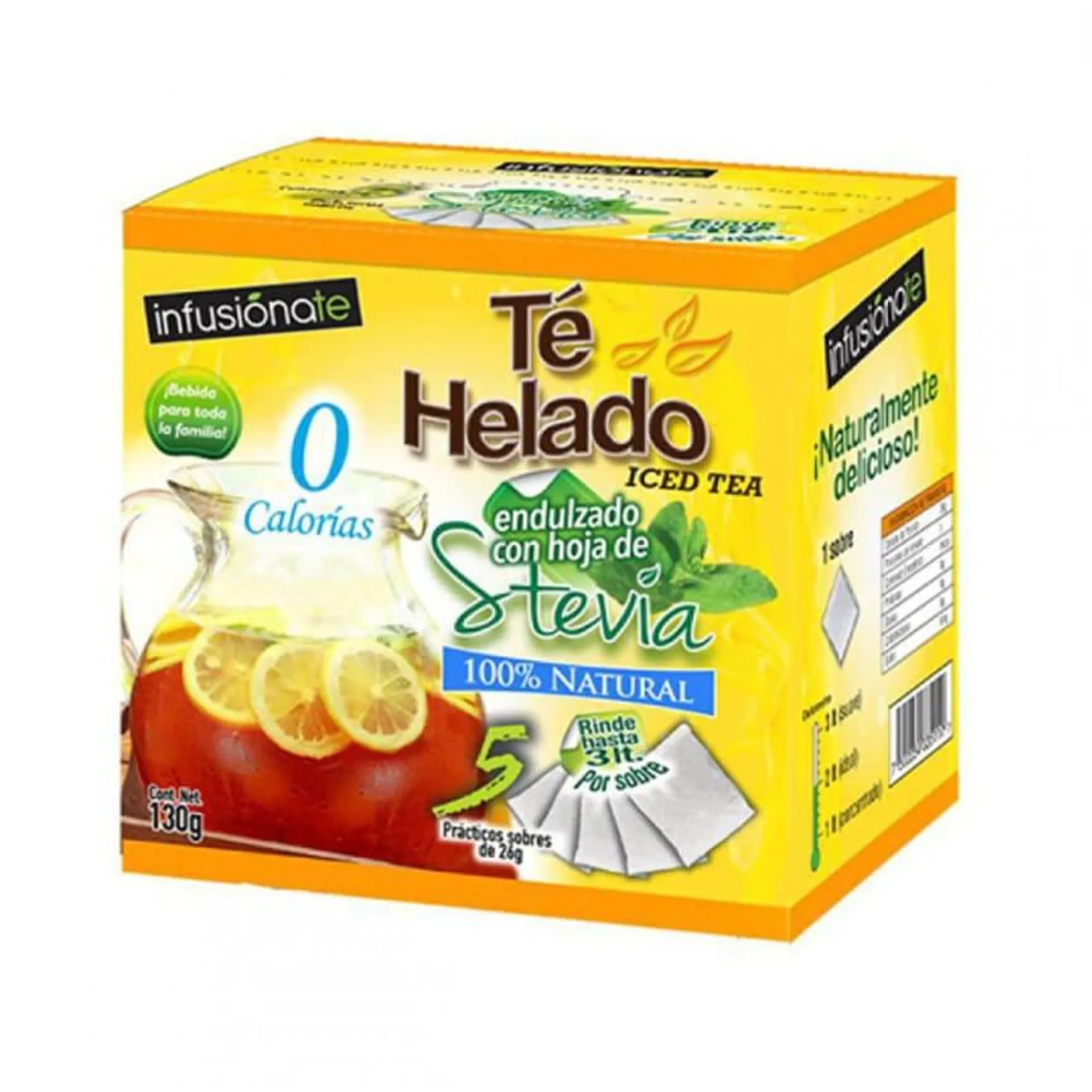 TE HELADO STEVIA PZ 130 g