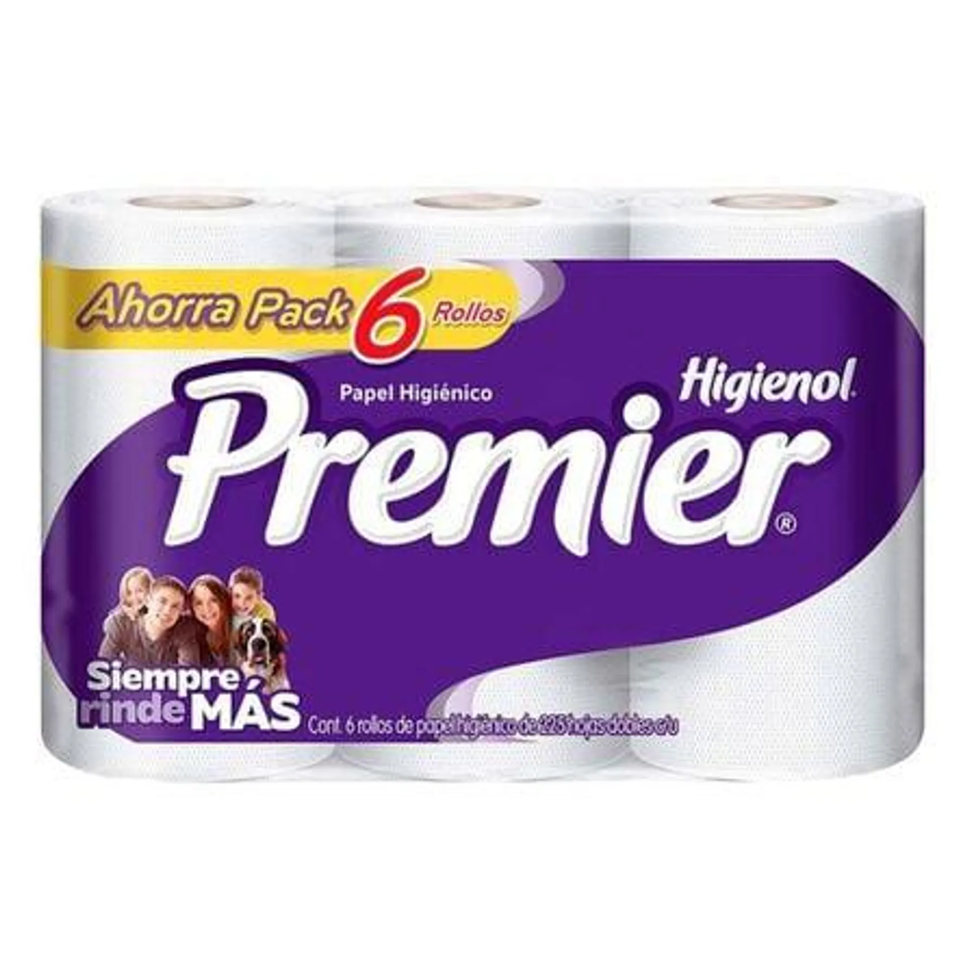 Papel Higiénico 225HD Manzanilla Premier 6R