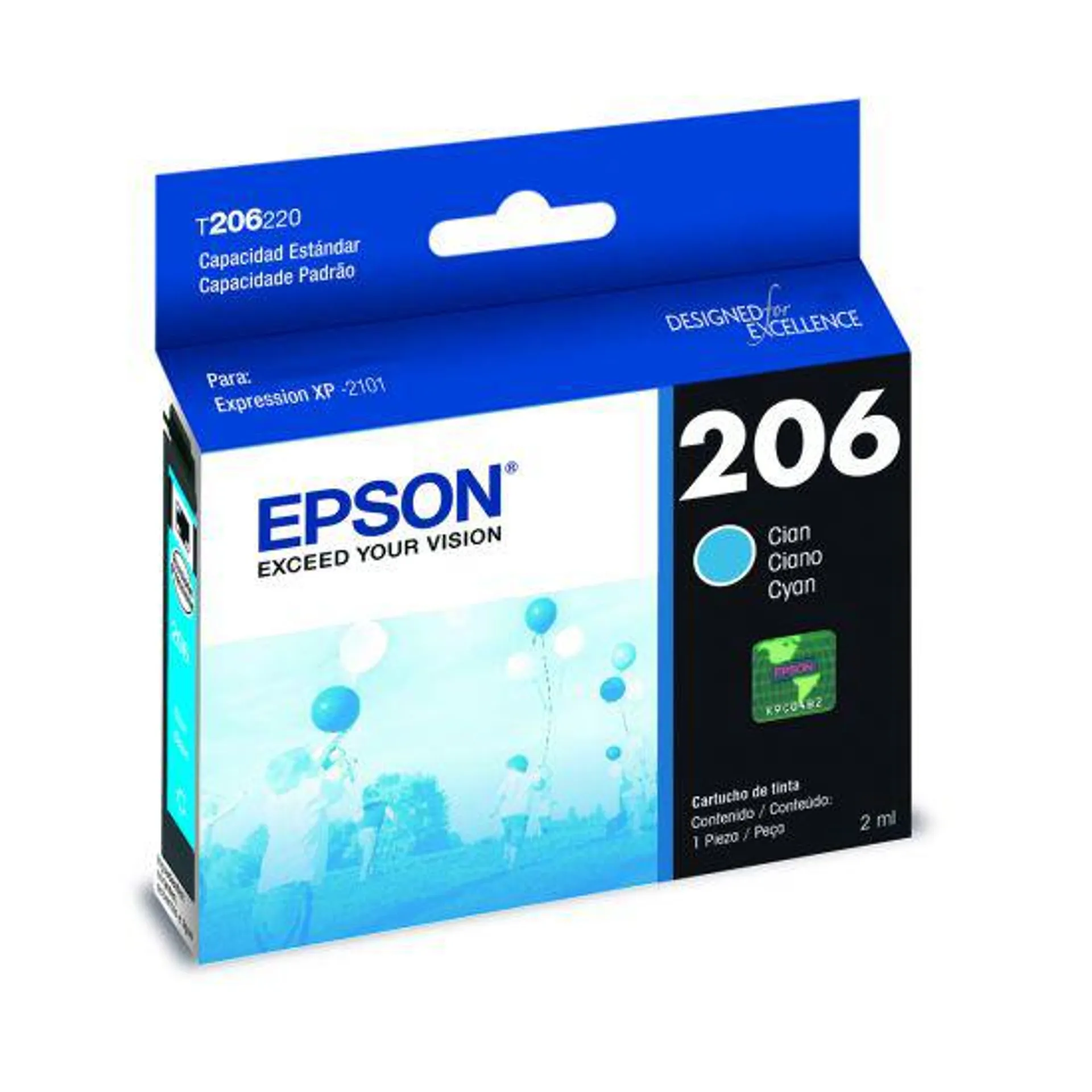 206 Cian Ink Cartridge - Xpression XP-2101