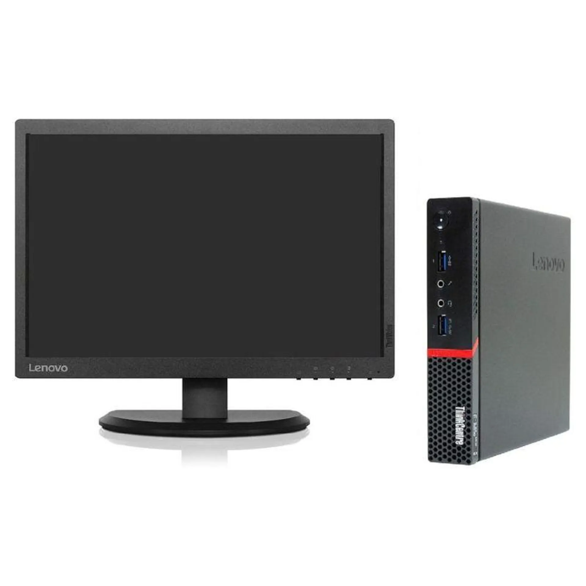 PC Lenovo TINYM900 i5 8GB 240GB SSD Monitor22p Reacondicionado