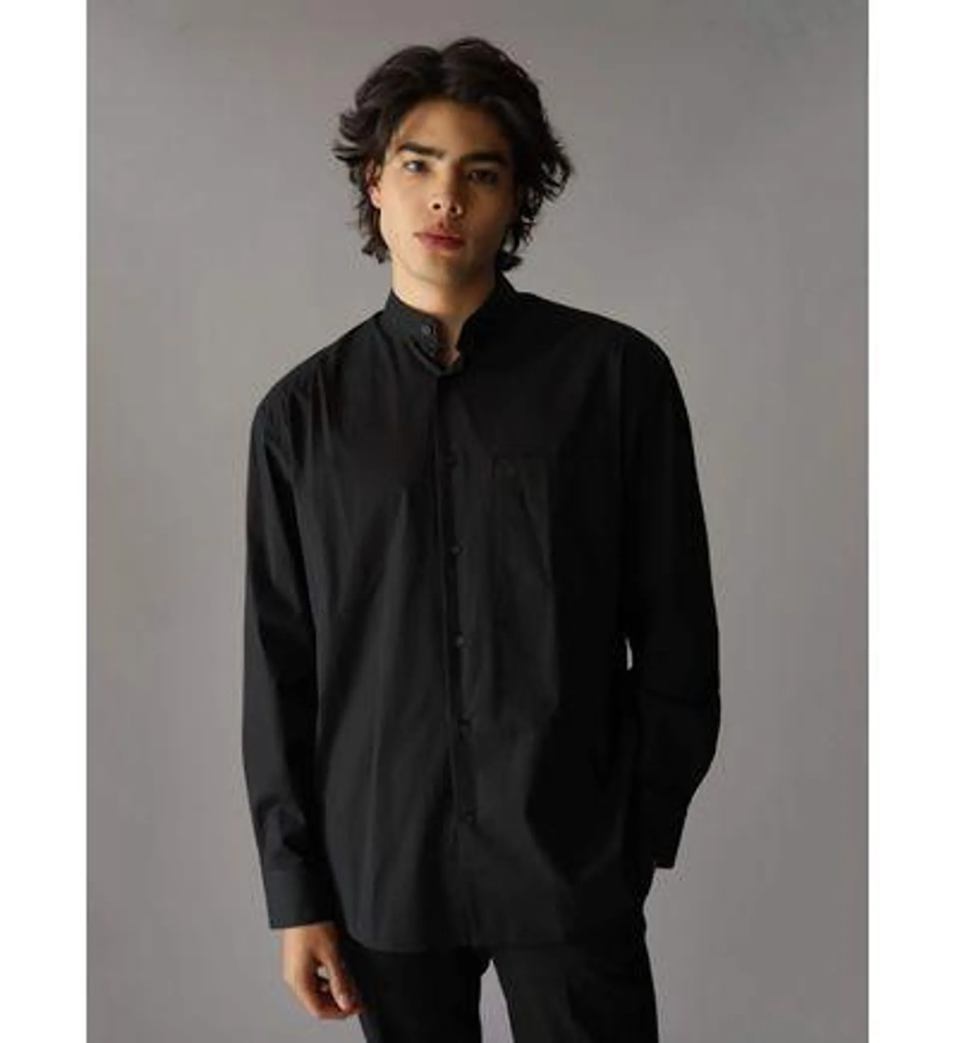 Camisa Calvin Klein Monograma Hombre Negro