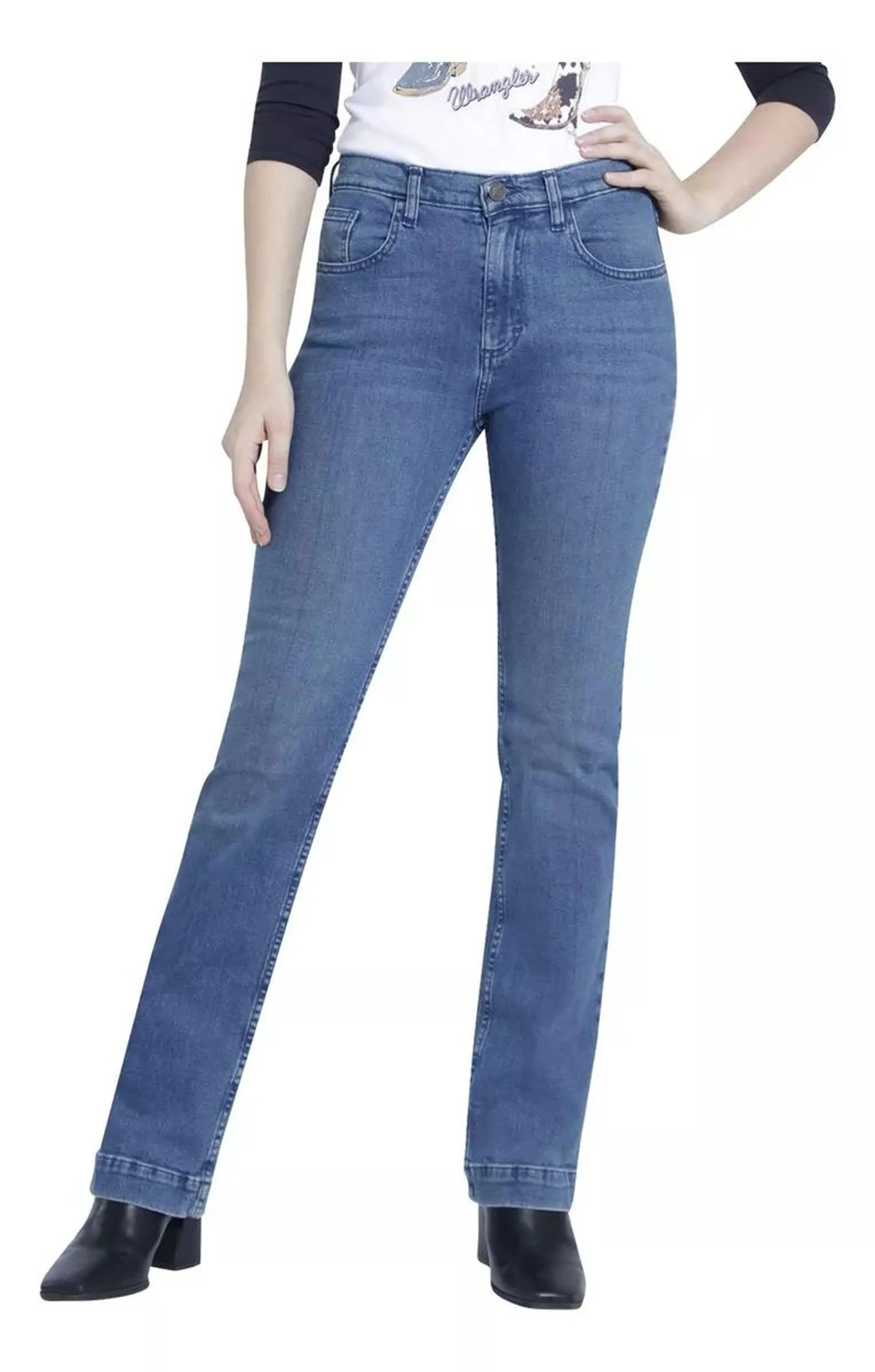 Jeans Vaquero Mujer Wrangler High Rise Boot Cut 929