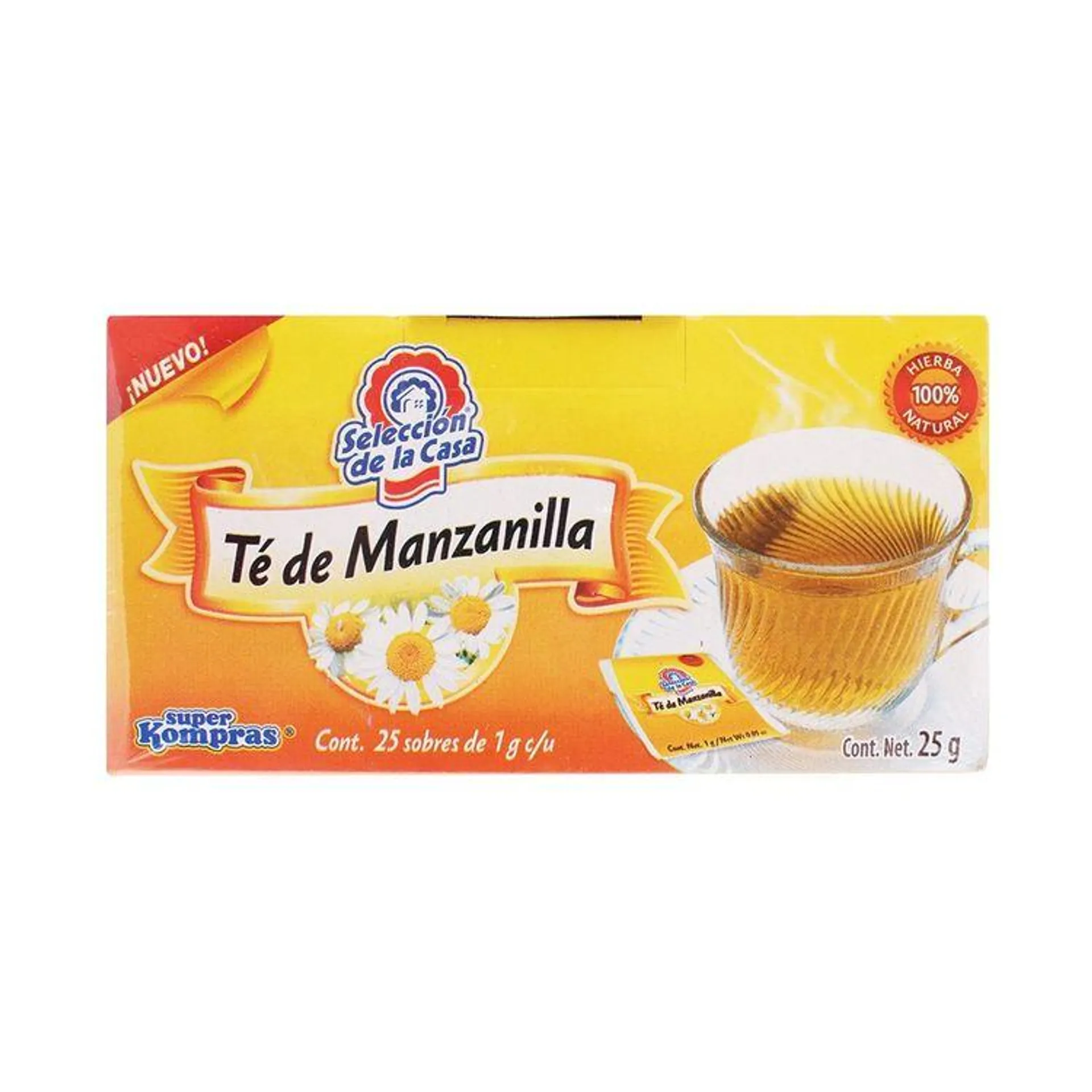 Té de Manzanilla Selección De La Casa 25 Sobres - Selección De La Casa - 1 pieza