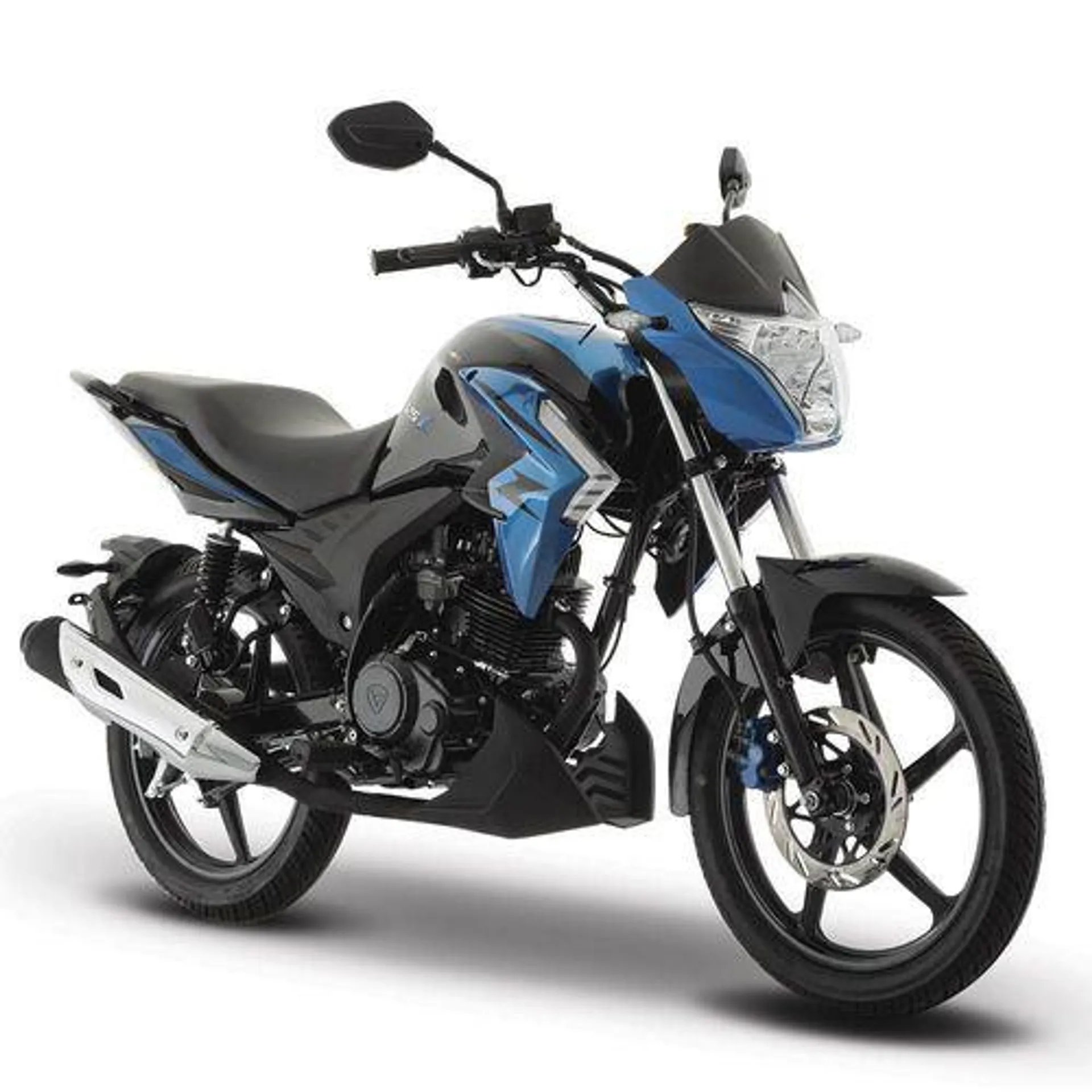 Motocicleta Italika 125Z Azul con Negro