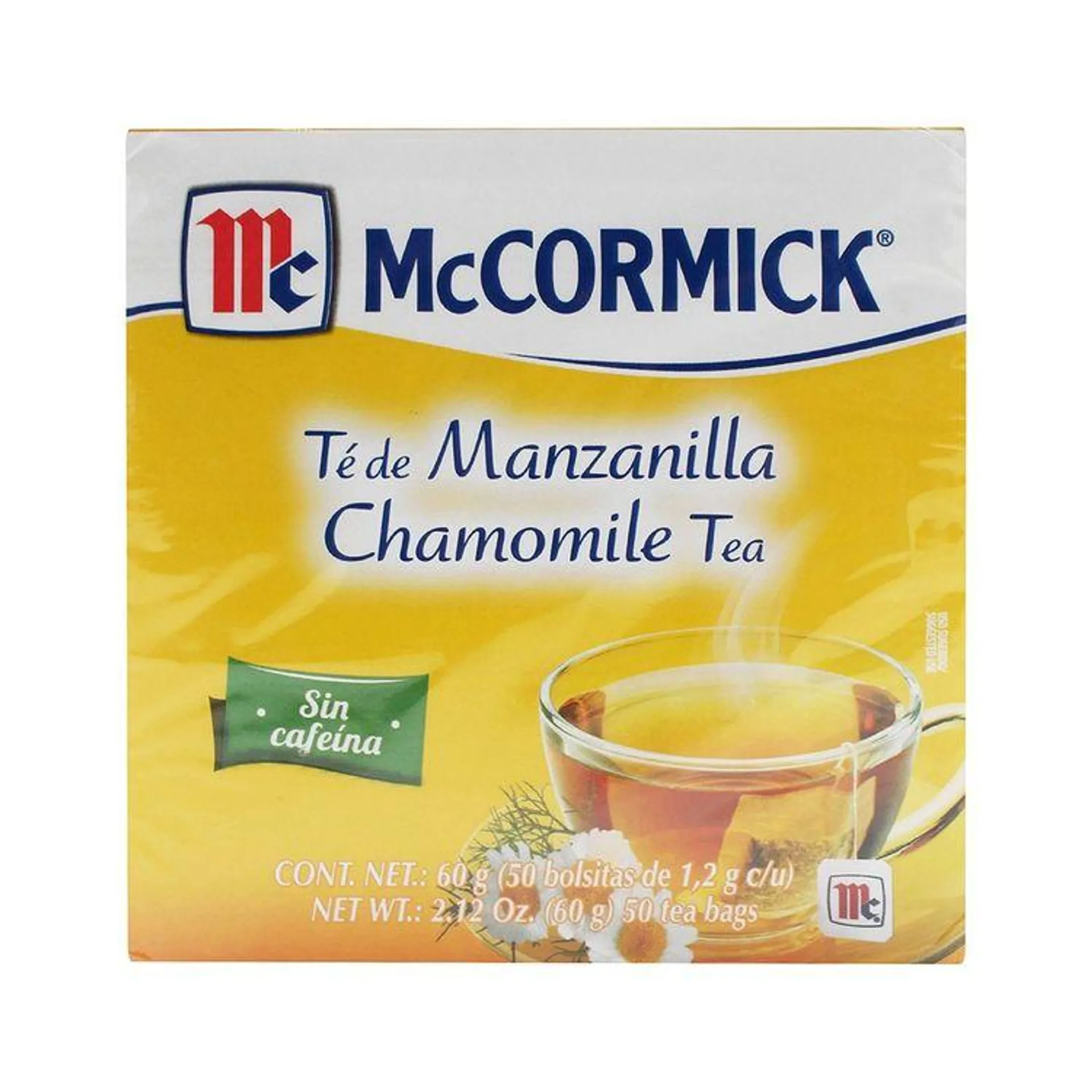 Té de Manzanilla con 50 Sobres - McCormick