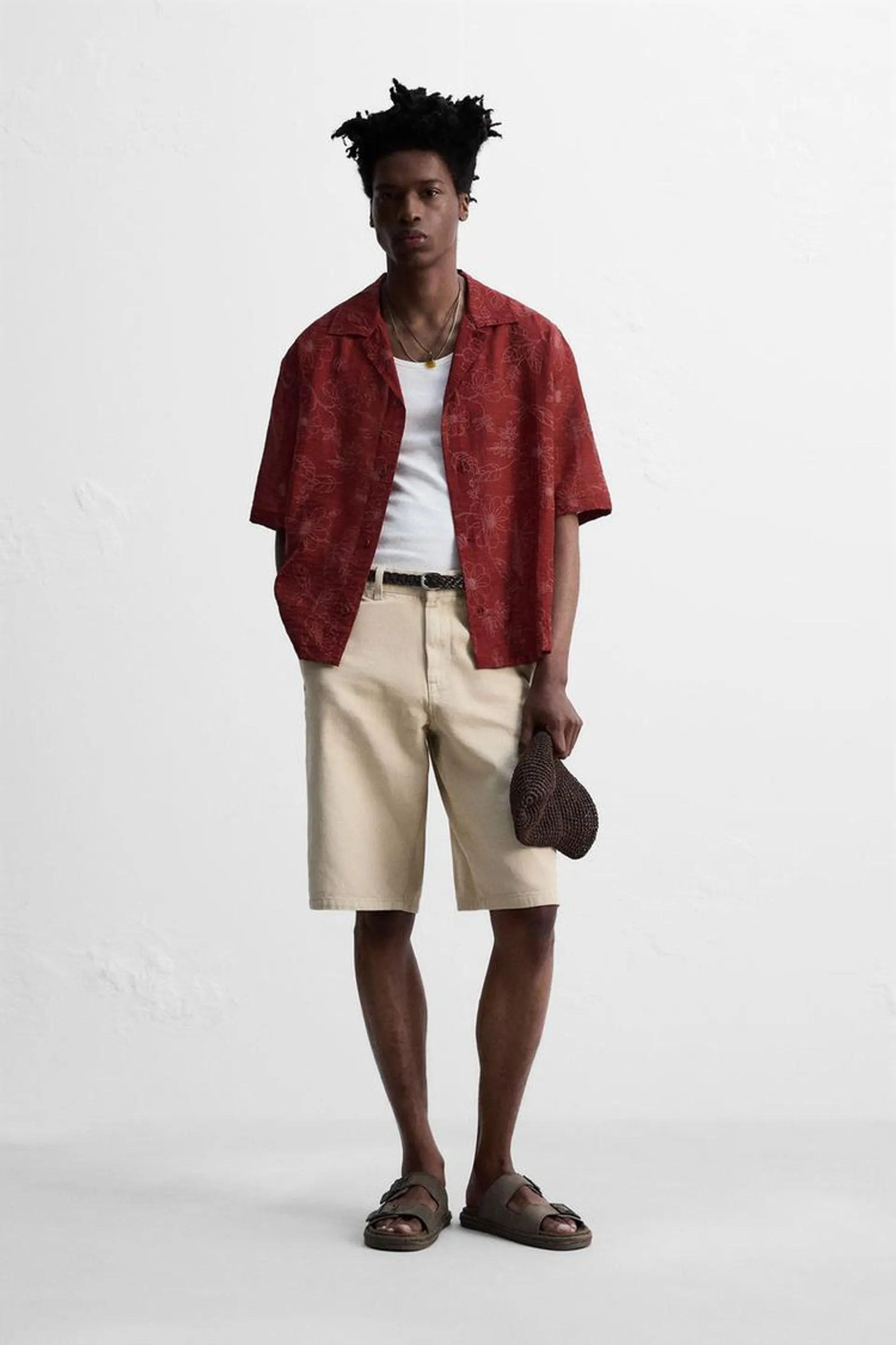 TEXTURED FLORAL SHIRT © OTIS KWAME KYE QUAICOE