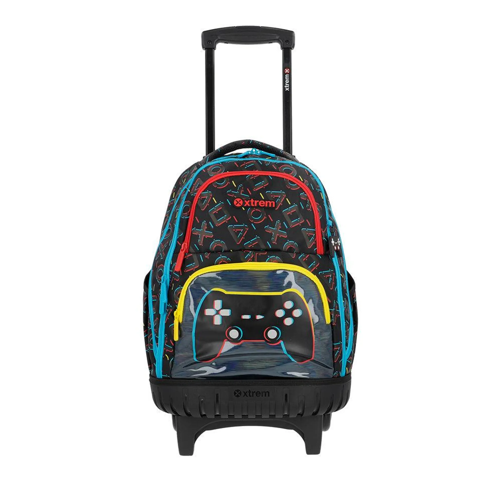 Mochila con ruedas Cross para niños negra