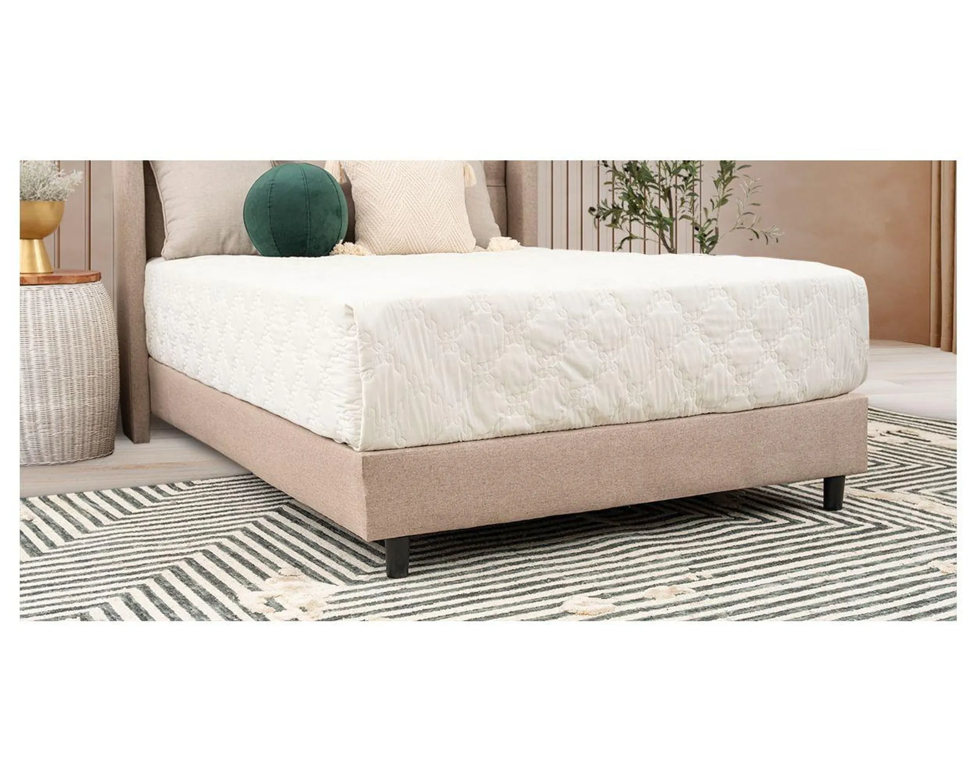 Base De Cama Matrimonial Estela Beige