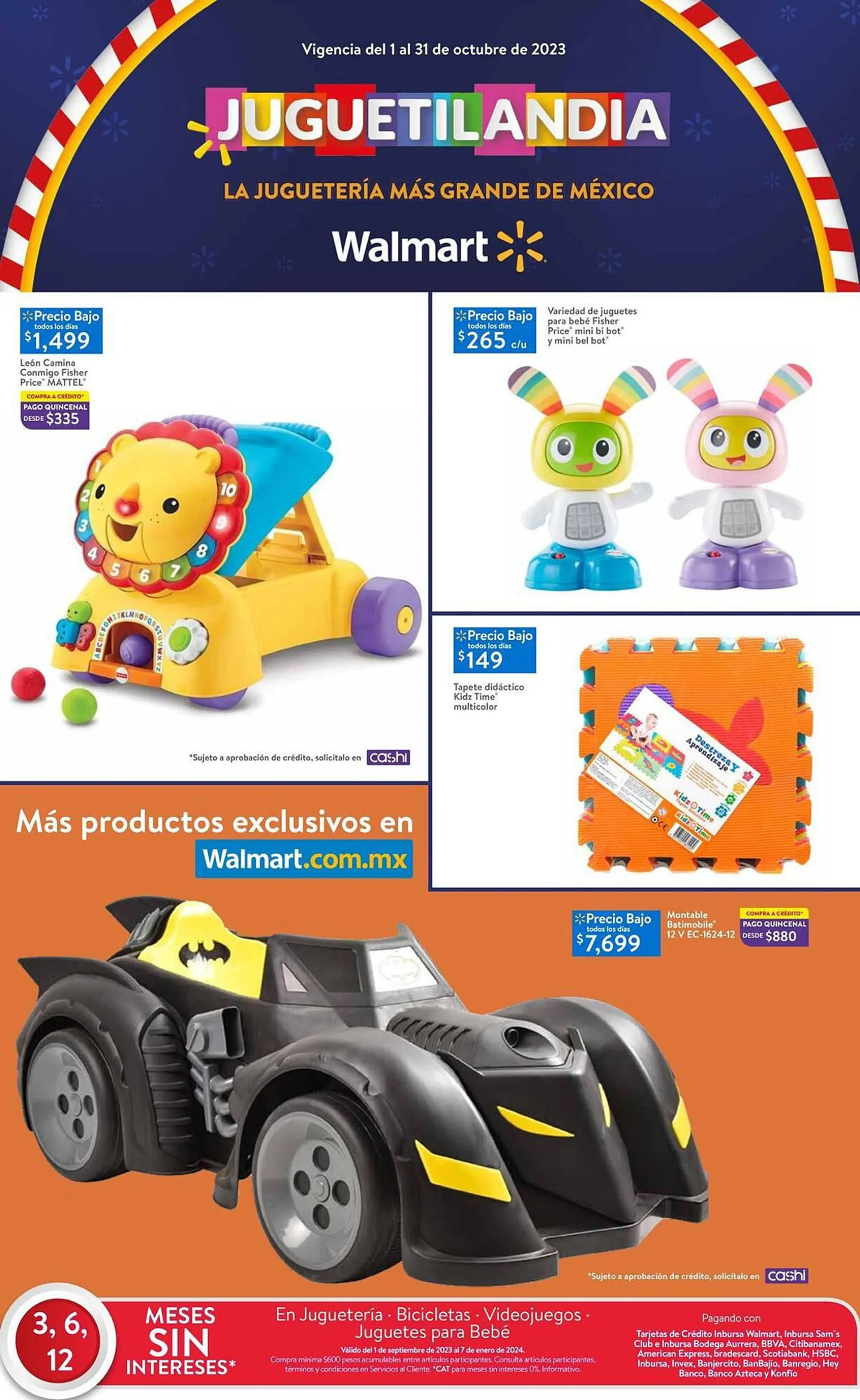 Catálogo de Catálogo Walmart 2 de octubre al 31 de octubre 2023 - Pagina 3