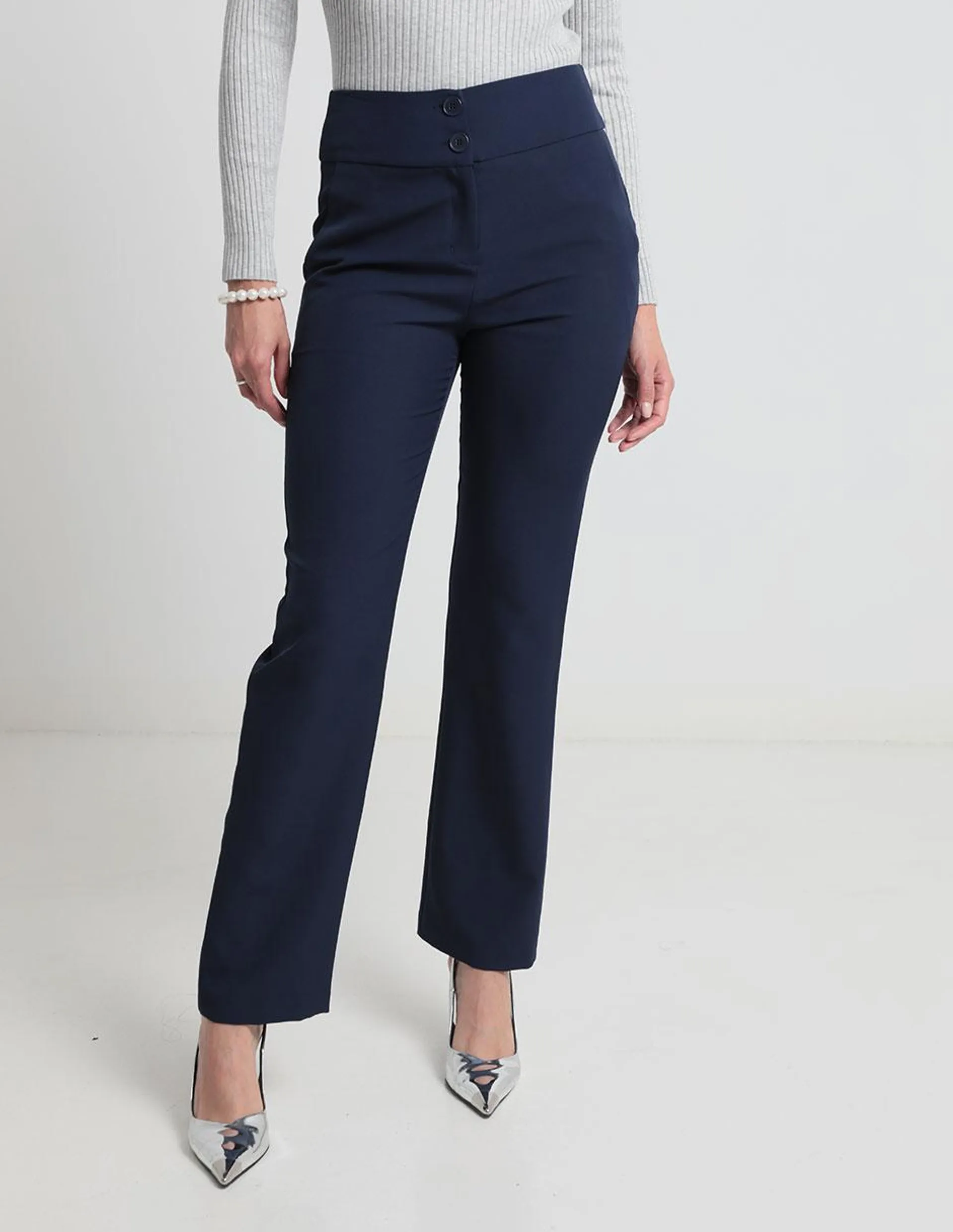 Pantalón Metropolis straight para mujer