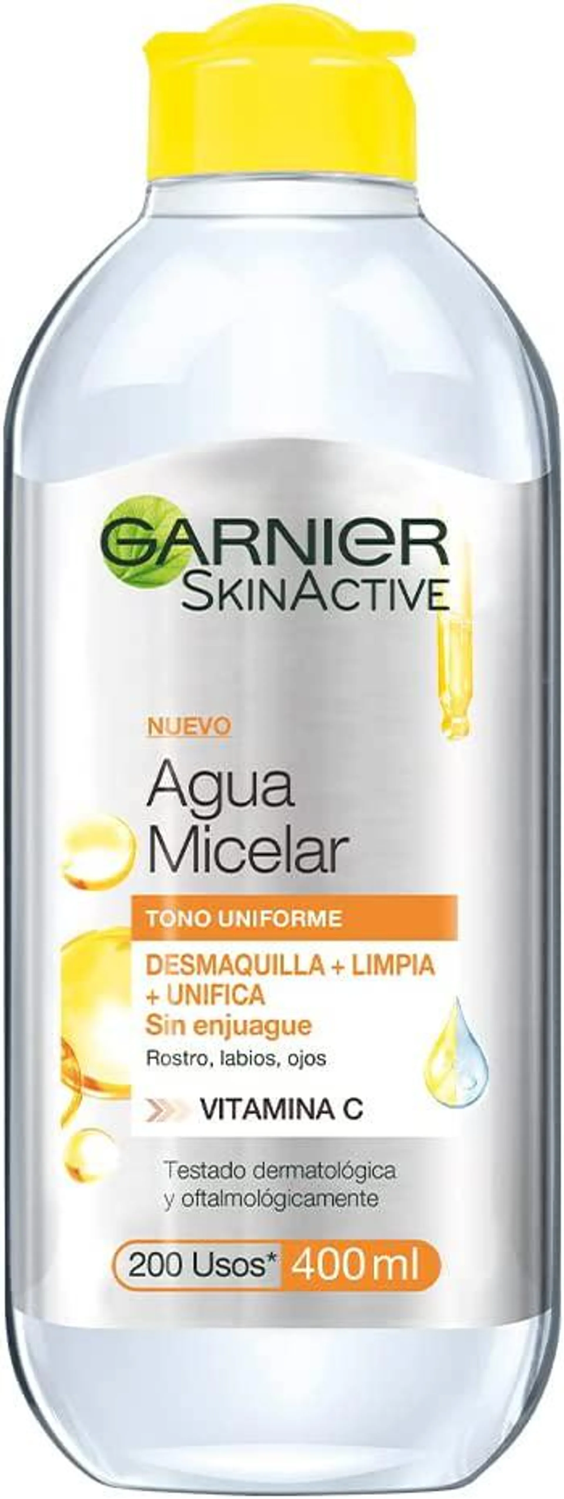 AGUA MICELAR ANTI ACNE EXPRESS ACLARA 400ML - GARNIER SKIN ACTIVE