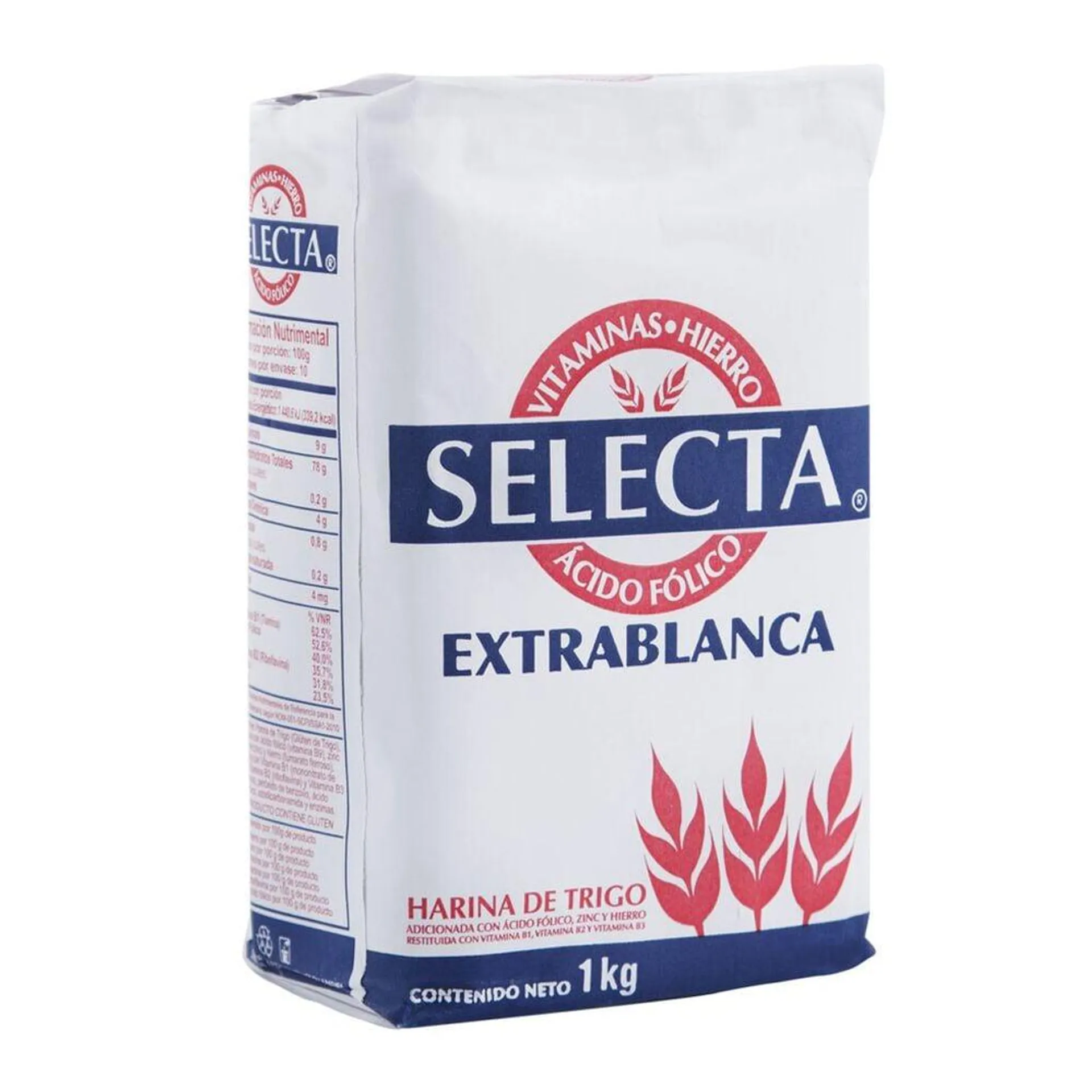 Harina de Trigo Extrablanca Selecta 10/1 Kg