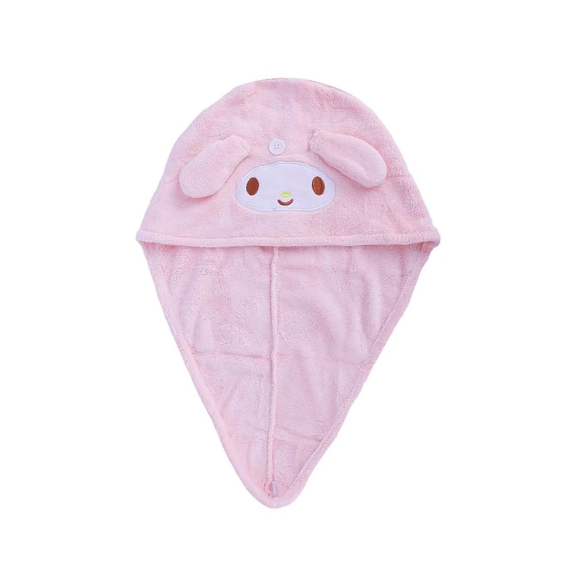 Toalla Para Cabello Sanrio My Melody Textil Rosa 24x60 cm