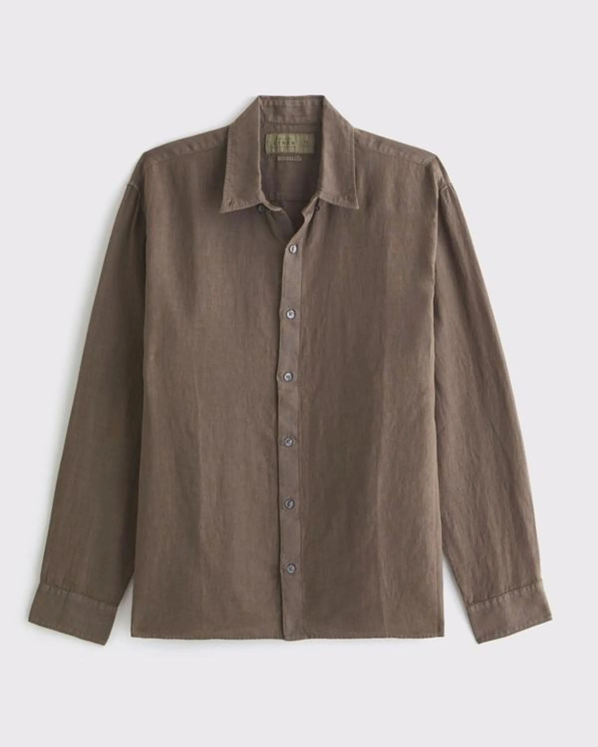 Linen Button-Up Shirt