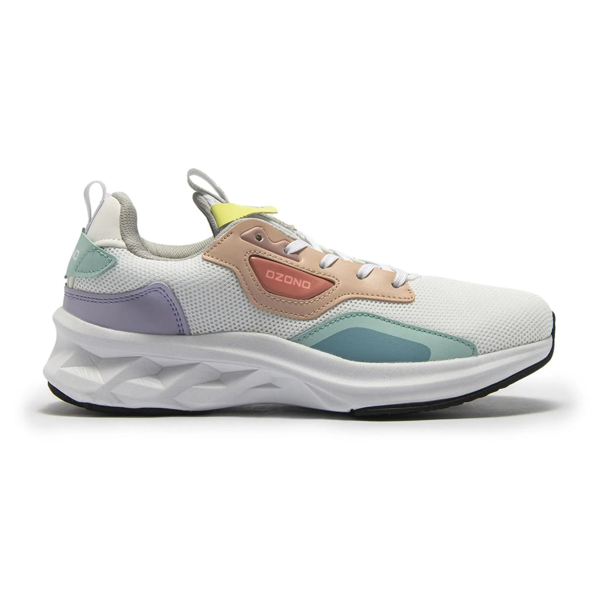 SNEAKER URBANO SPORT CORRER CAPA DE OZONO PARA MUJER ESTILO 627401 BLANCO-ROSA