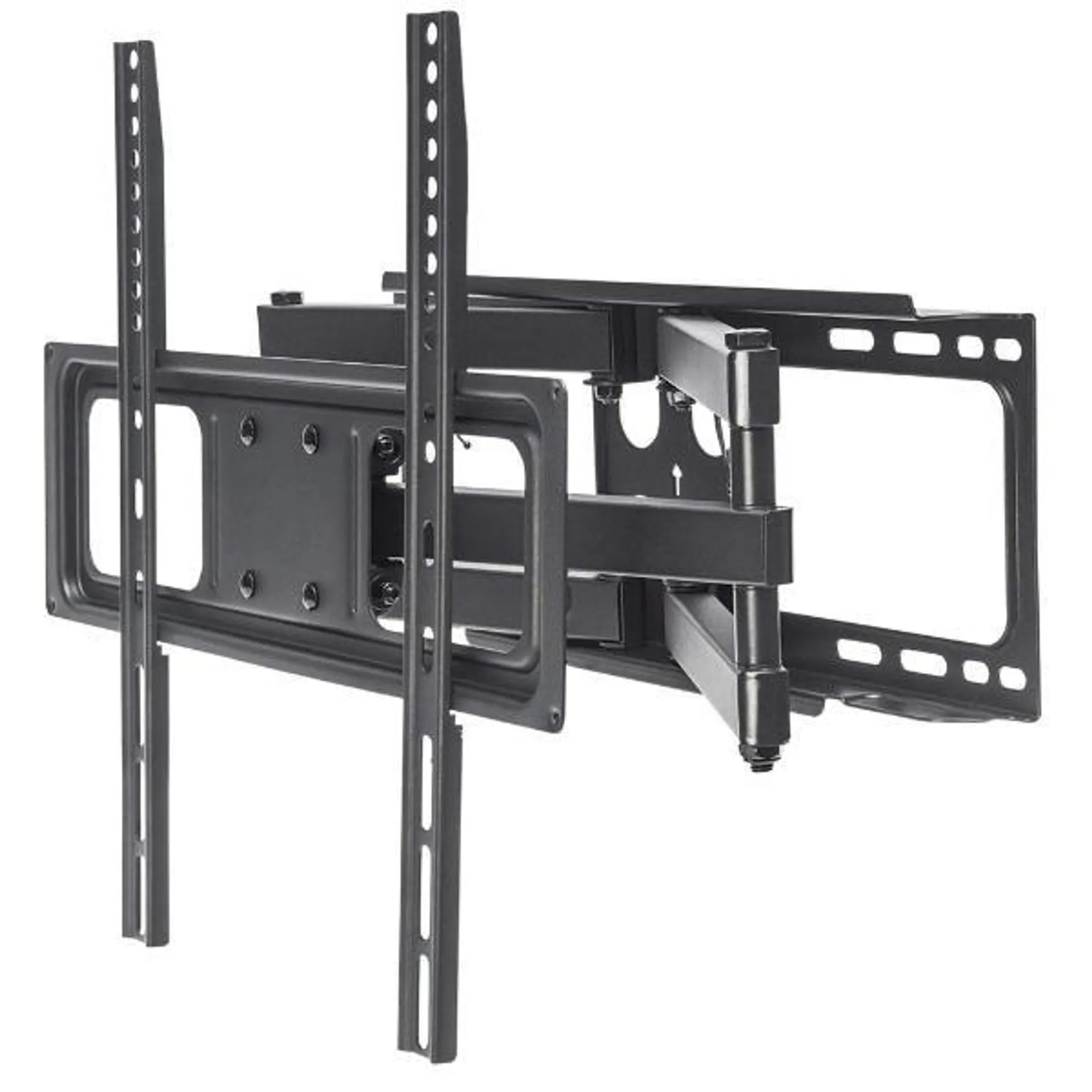 Soporte universal para 2 monitores articulado Manhattan Negro.