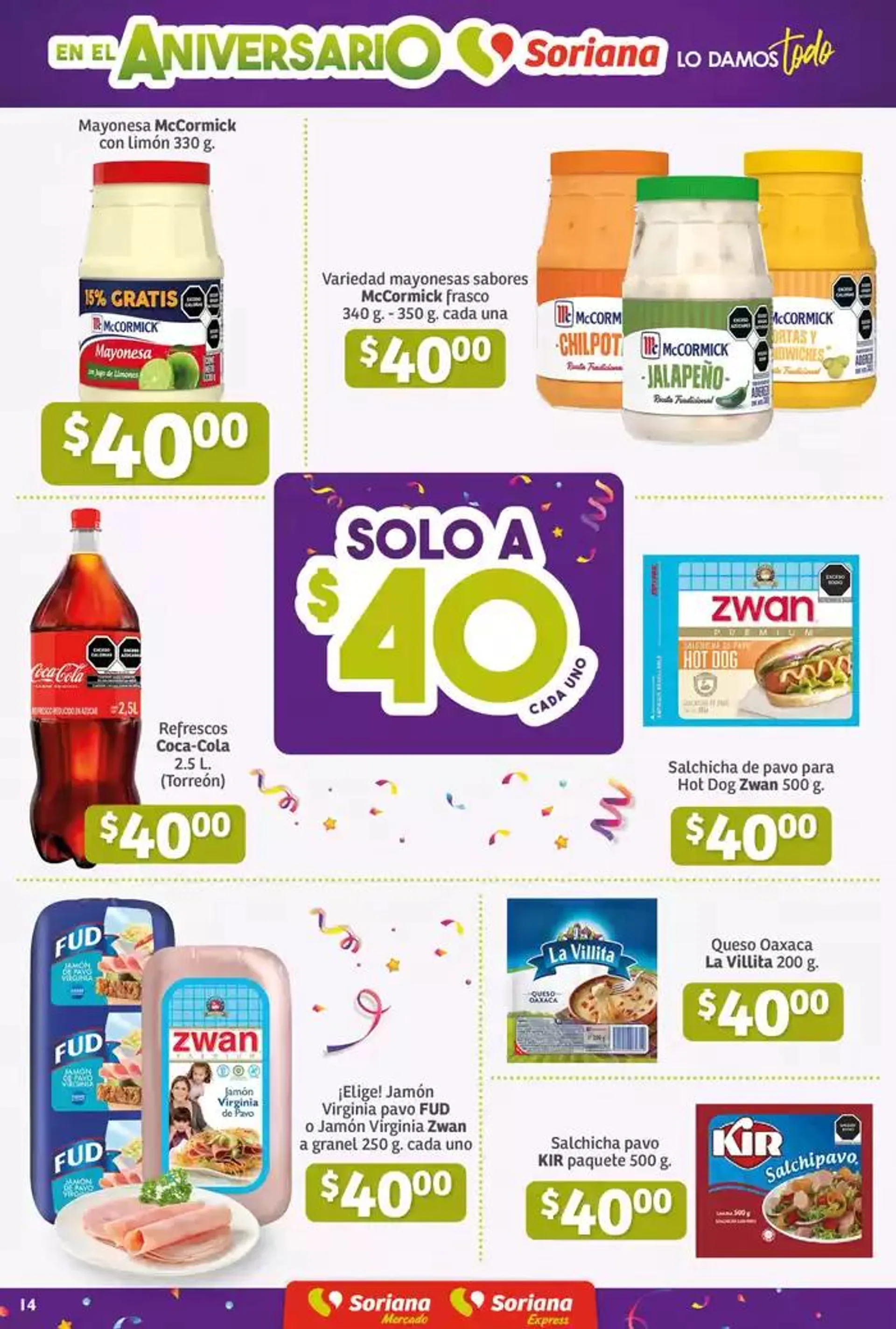 Catálogo de Folleto Aniversario Soriana Mercado 11 de octubre al 29 de octubre 2024 - Pagina 12