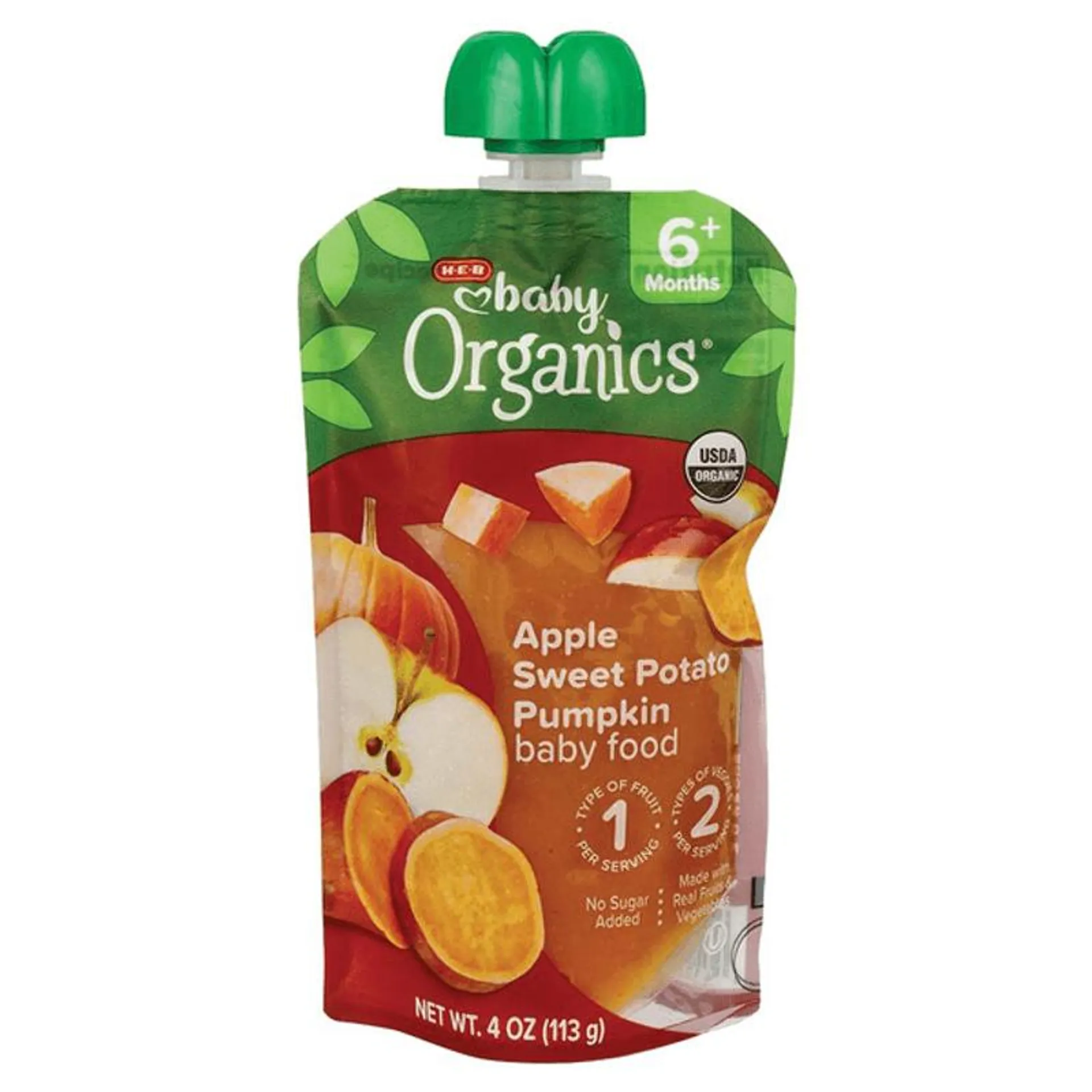 Heb Baby Papilla Organica Manzana Camote 113 g