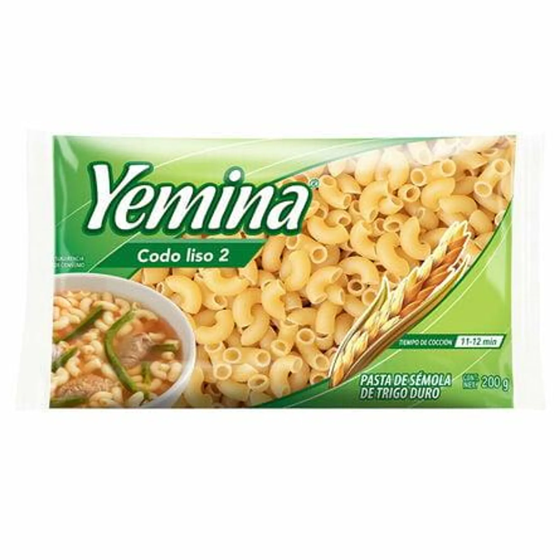 Sopa codo liso No.2 Yemina 200 g