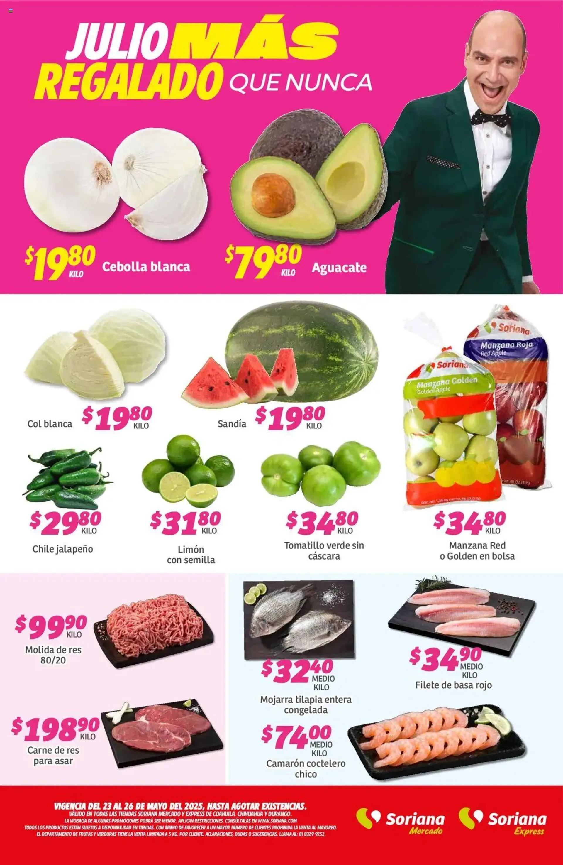 Catálogo de Soriana - Fin de Semana Mercado Chihuahua 23 de mayo al 26 de mayo 2025 - Pagina 1