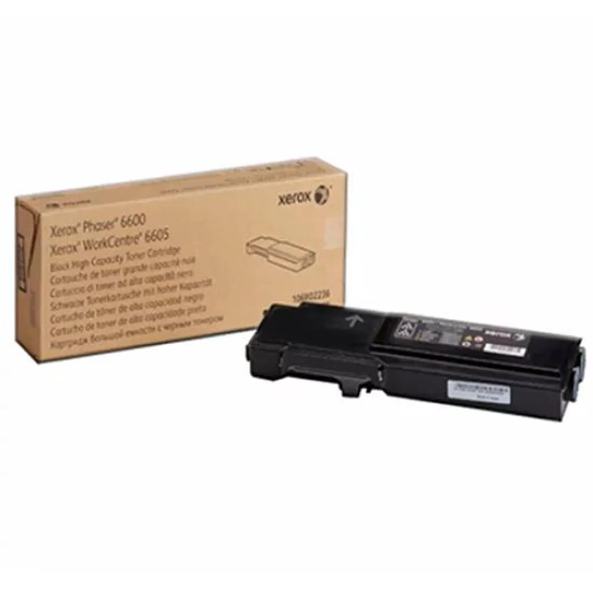 Tóner Xerox 106r02236 Negro, 8000 Páginas Para Phaser Wc 6605