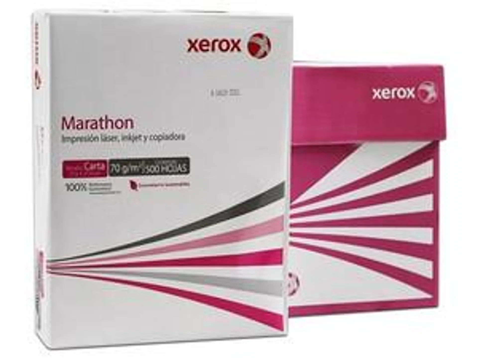 Papel Bond Xerox Marathon 10 Paquetes De 500 Hojas Tamaño Carta En Blanco 003M02051