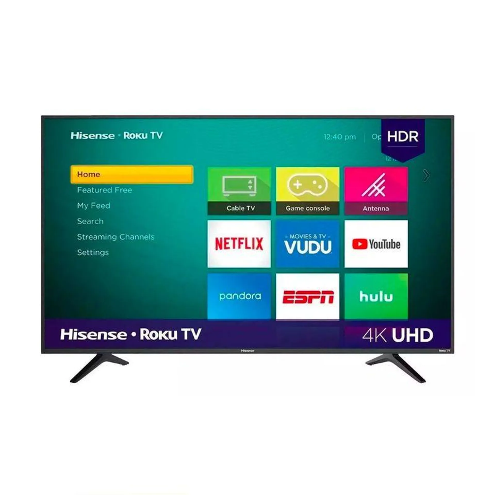 Pantalla Hisense Smart TV R6E Series 4K UHD Roku Tv Reacondicionado 58''