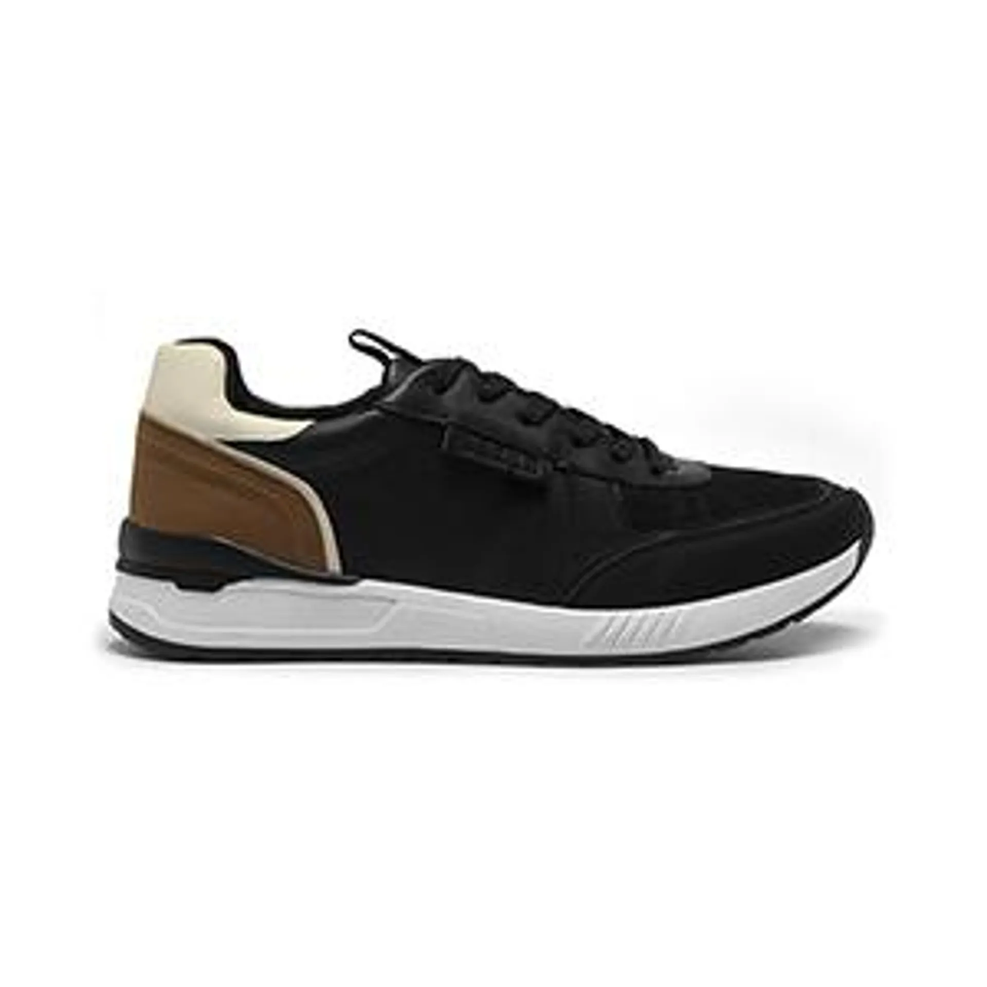 SNEAKER URBANO RETRO CAPA DE OZONO PARA HOMBRE ESTILO 624201 NEGRO